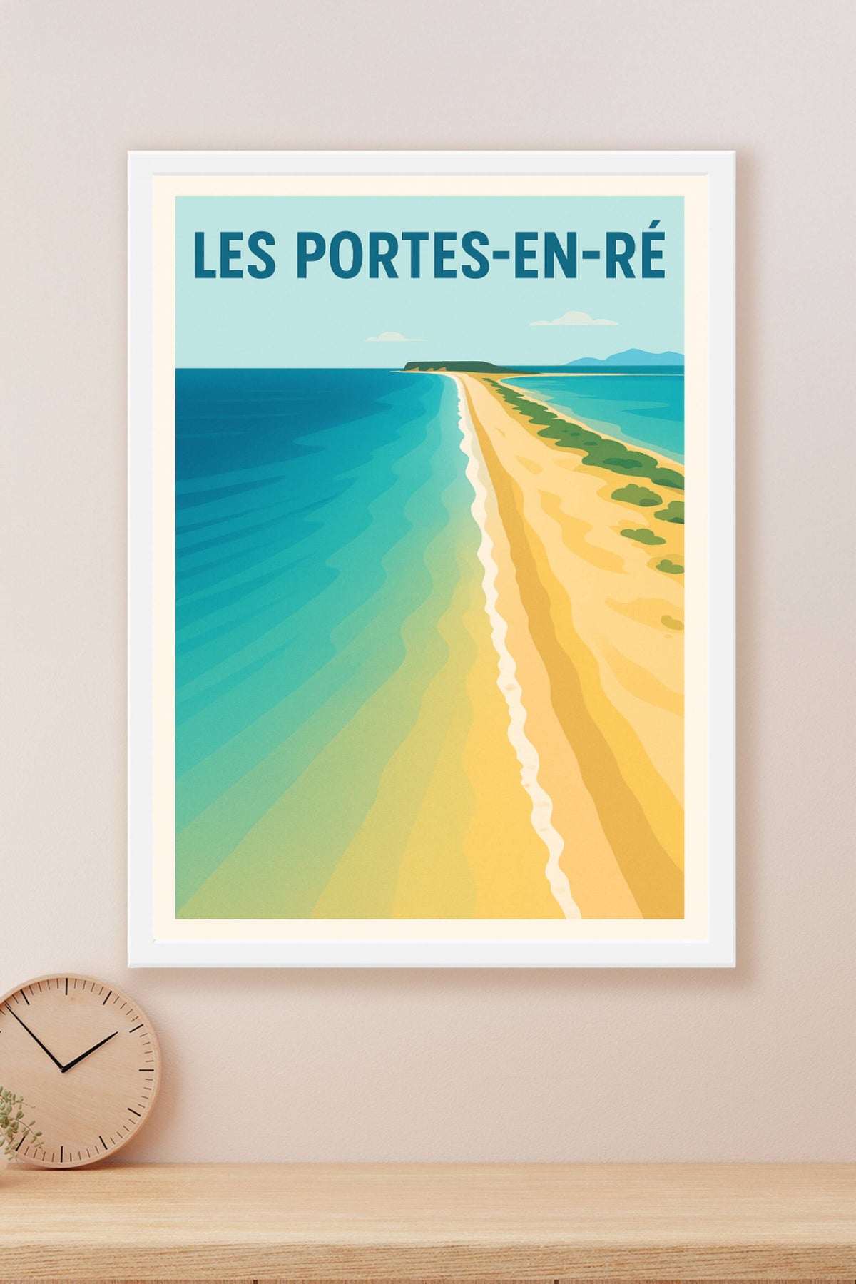 Affiche de Les Portes-en-Ré - Évasion Balnéaire et Horizon Infini