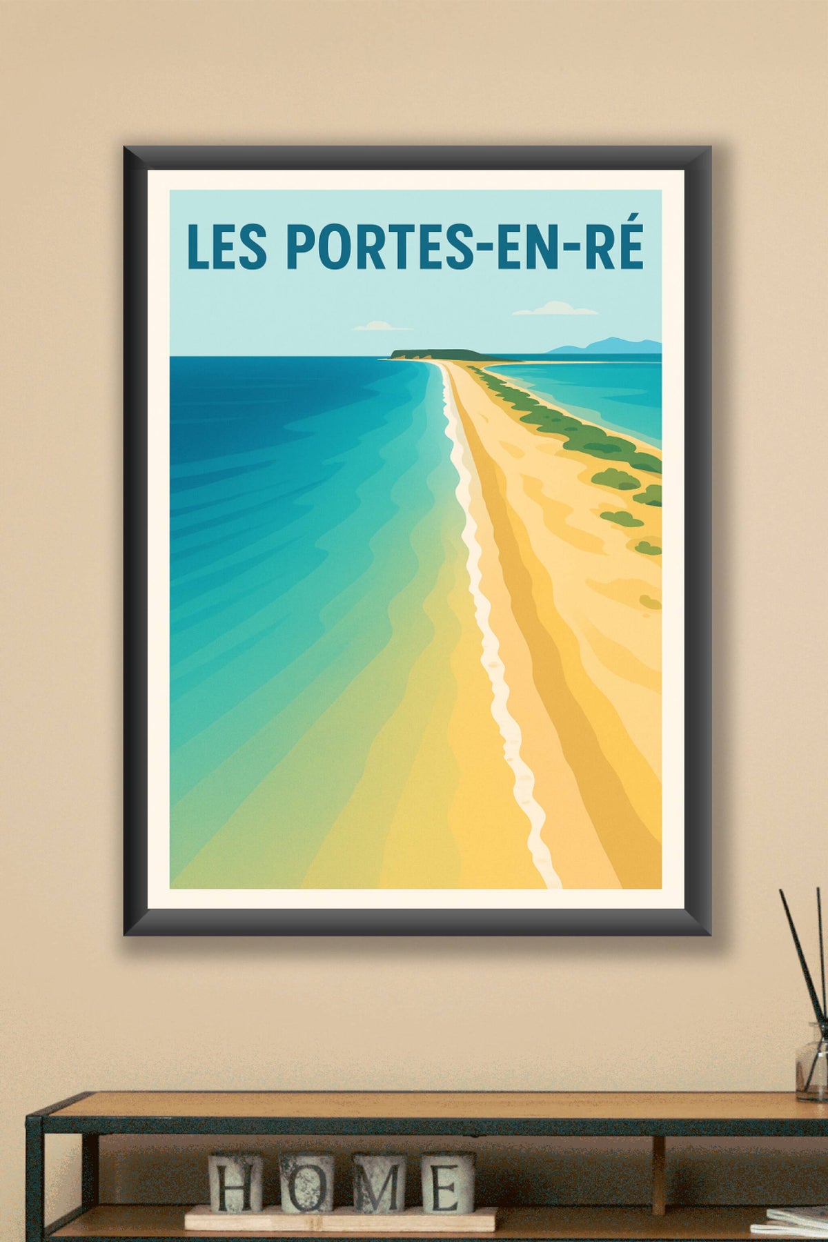 Affiche de Les Portes-en-Ré - Évasion Balnéaire et Horizon Infini