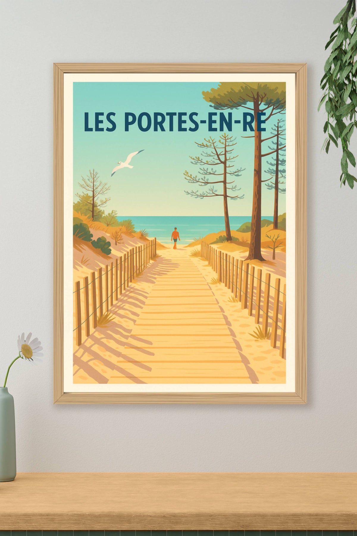 Affiche de Les Portes-en-Ré - Invitation à la plage authentique
