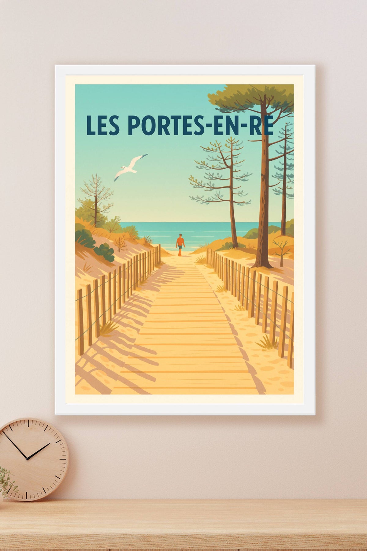 Affiche de Les Portes-en-Ré - Invitation à la plage authentique
