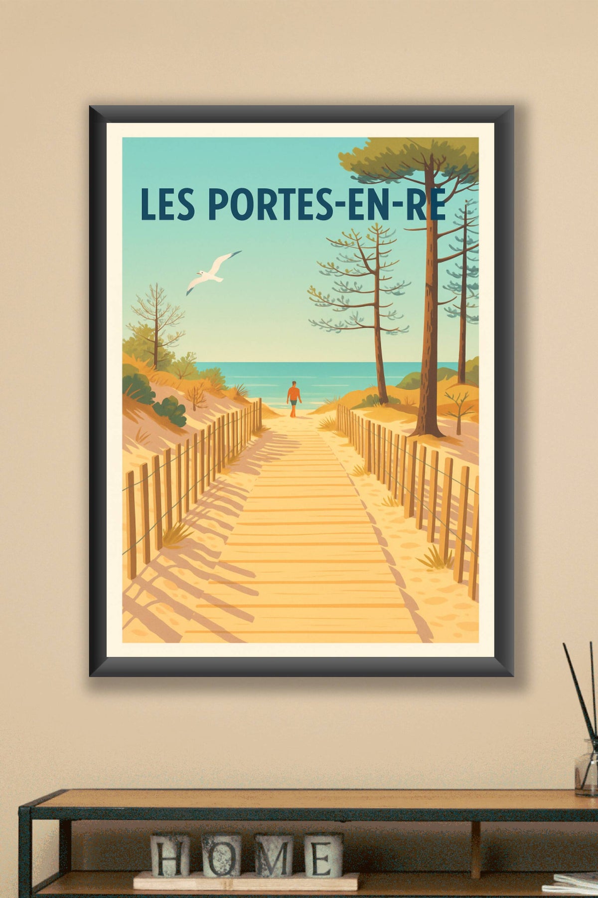 Affiche de Les Portes-en-Ré - Invitation à la plage authentique