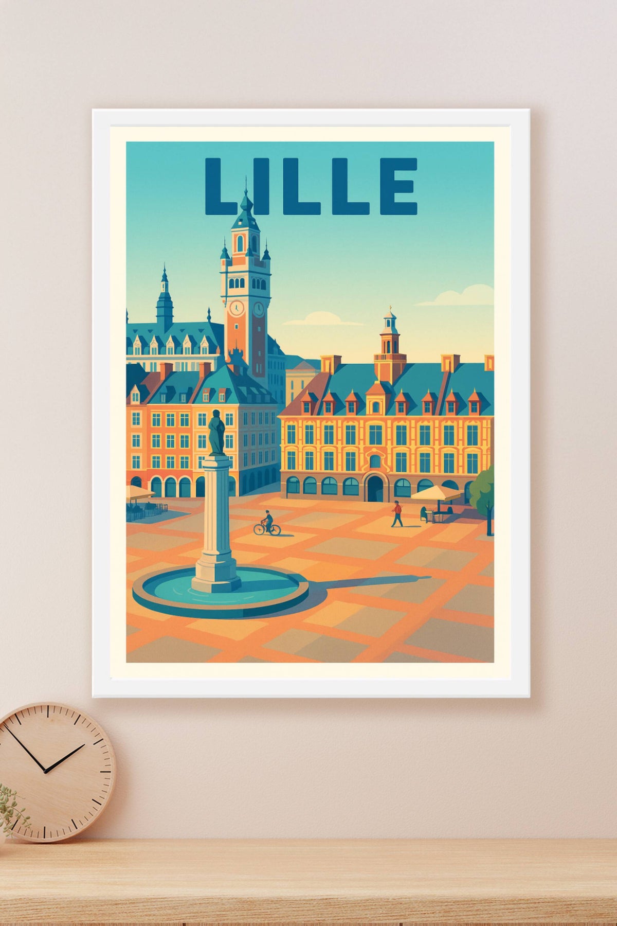Affiche de Lille - Éclat d'architecture au cœur de la Grand-Place