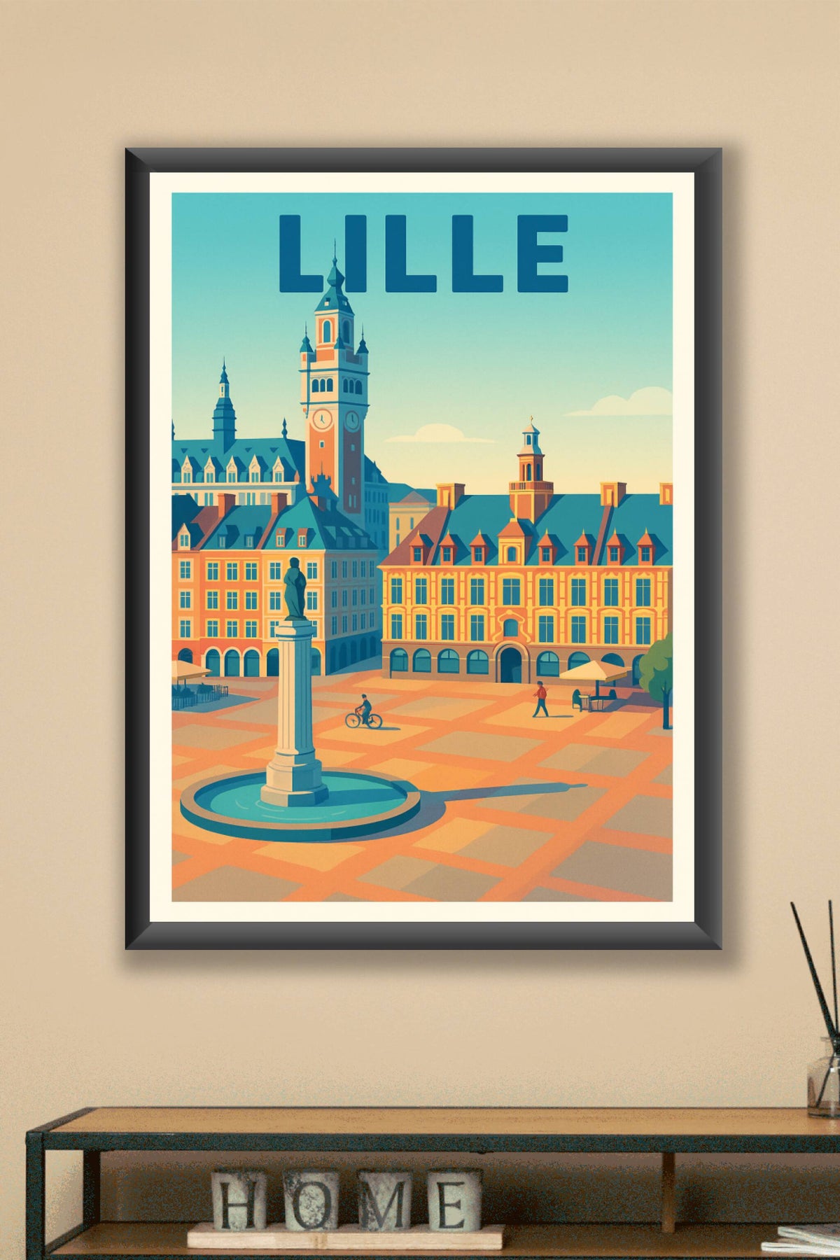 Affiche de Lille - Éclat d'architecture au cœur de la Grand-Place