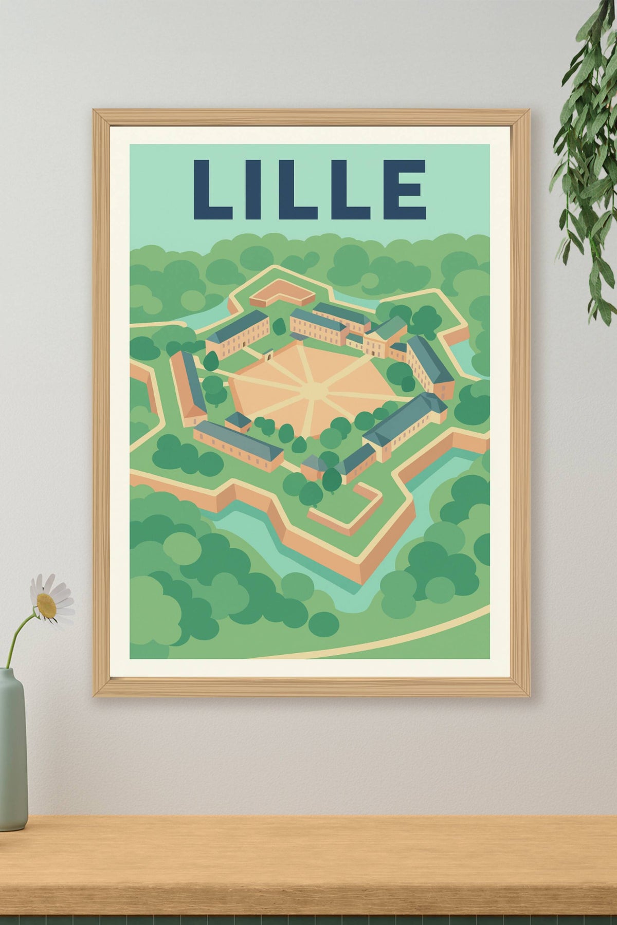 Affiche de Lille - L'élégance d'une citadelle historique