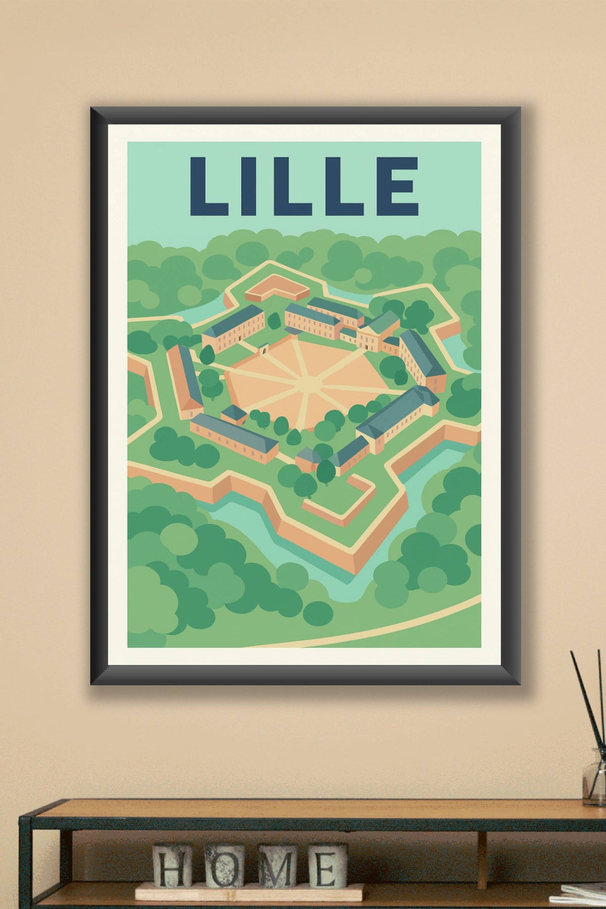 Affiche de Lille - L'élégance d'une citadelle historique