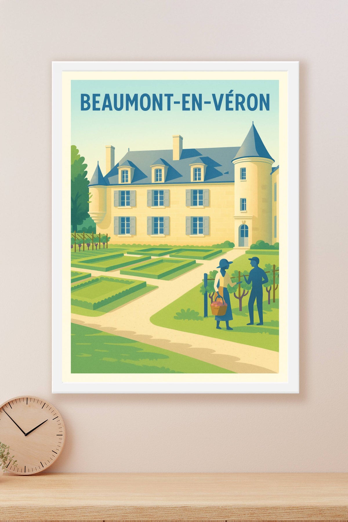 Affiche de Beaumont-en-Véron - Charme et Sérénité au Château
