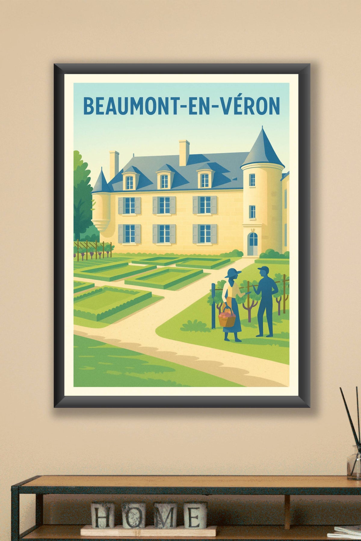 Affiche de Beaumont-en-Véron - Charme et Sérénité au Château