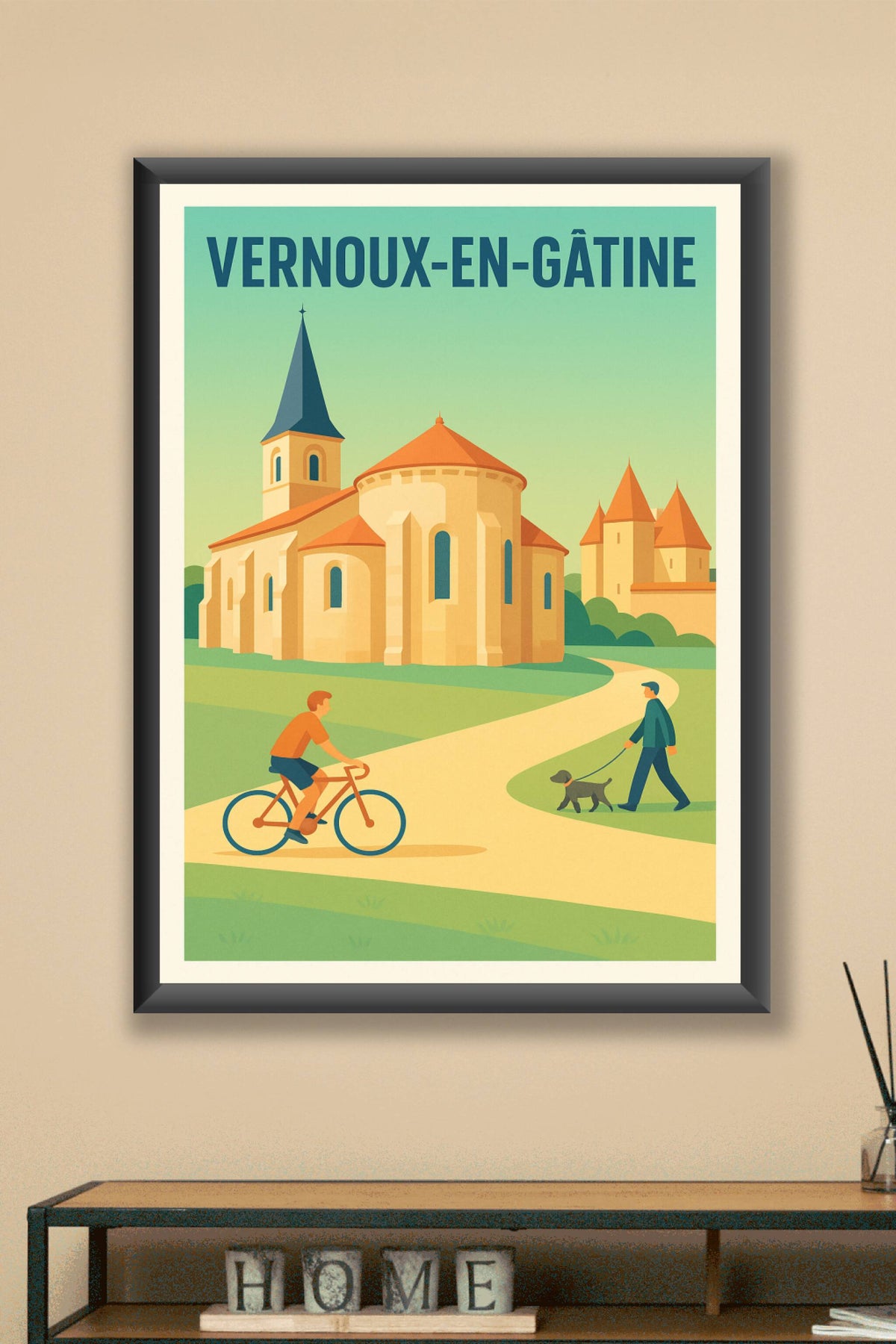 Affiche de Vernoux-en-Gâtine - Escapade paisible au cœur du patrimoine