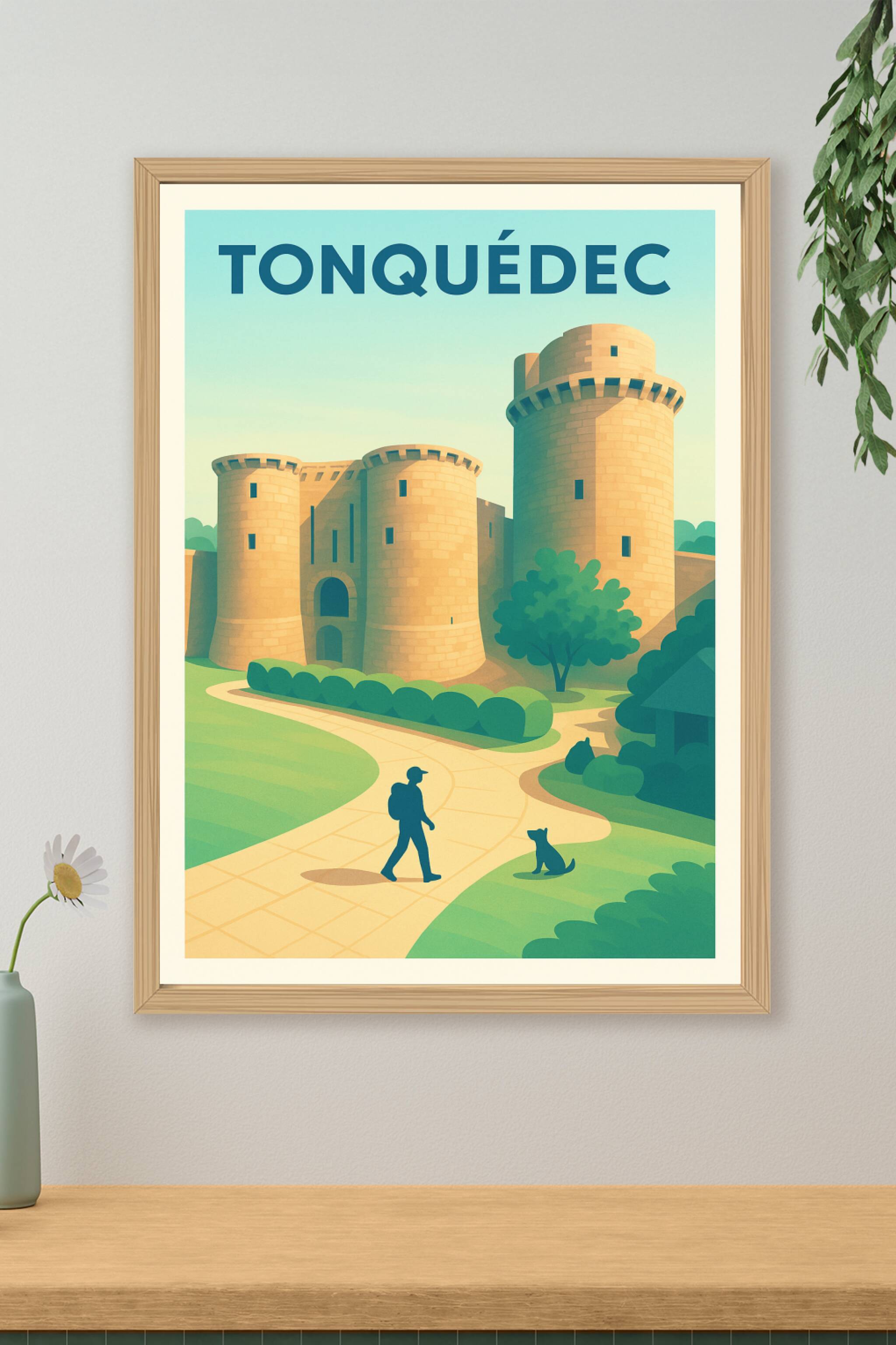 Affiche de Tonquédec - L'élégance médiévale à votre portée