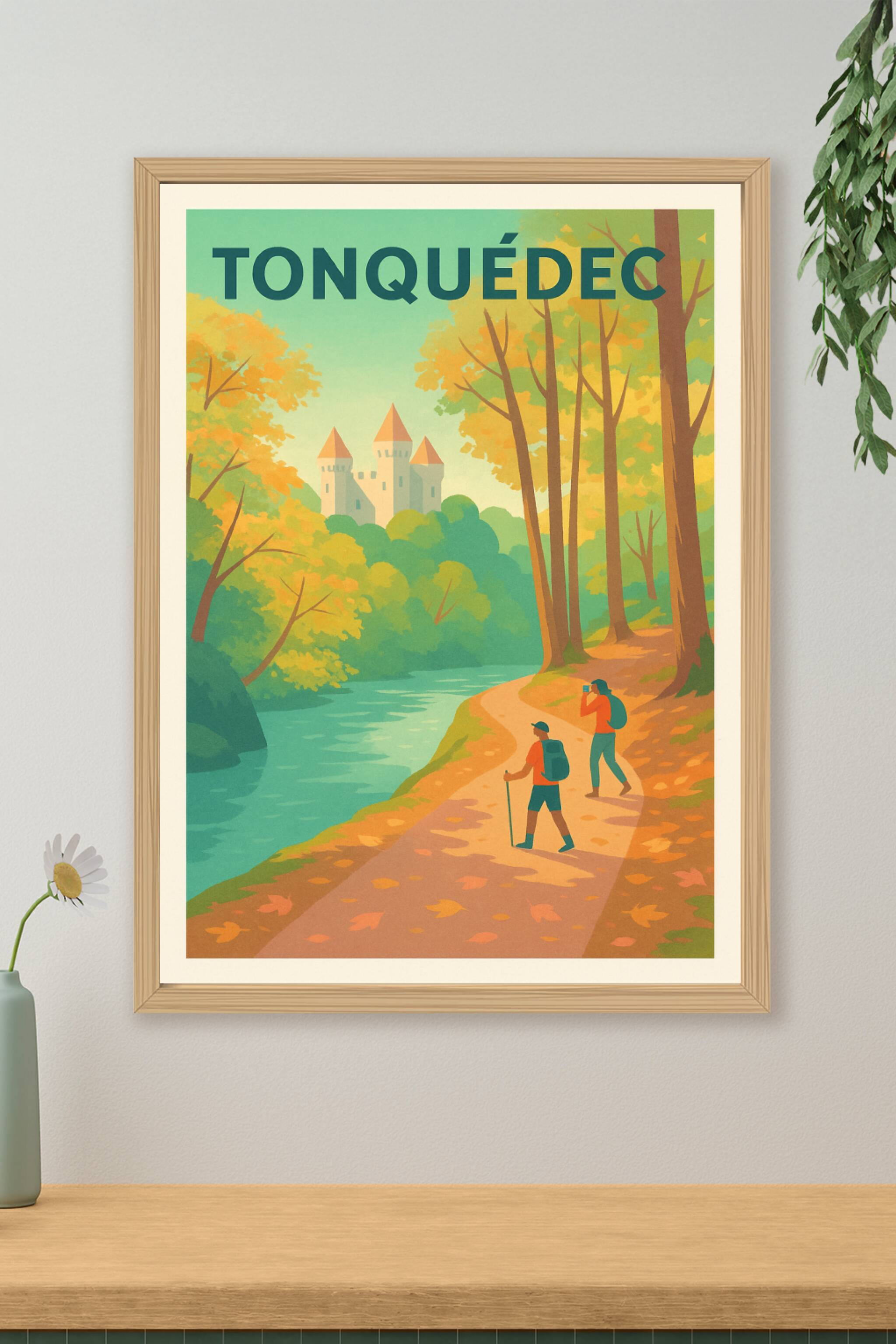 Affiche de Tonquédec - Escapade bucolique en forêt