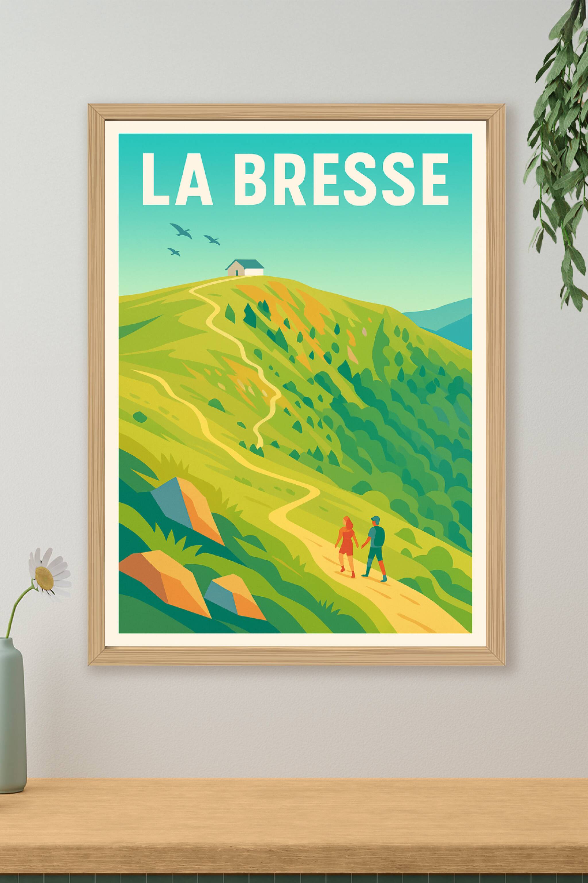 Affiche de La Bresse - Randonnée et nature à l'état pur