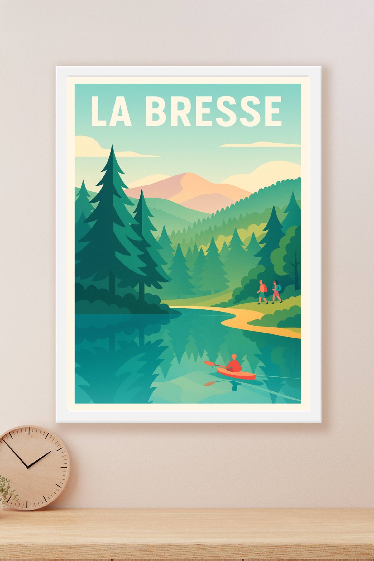 Affiche de La Bresse - Nature et aventures en plein air