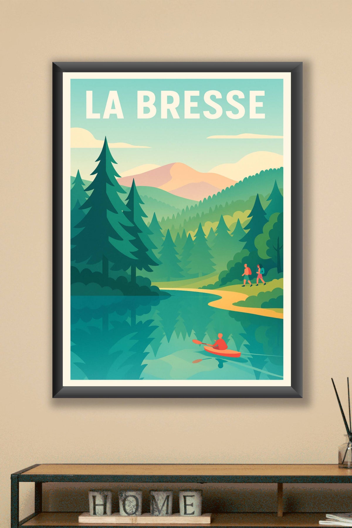 Affiche de La Bresse - Nature et aventures en plein air