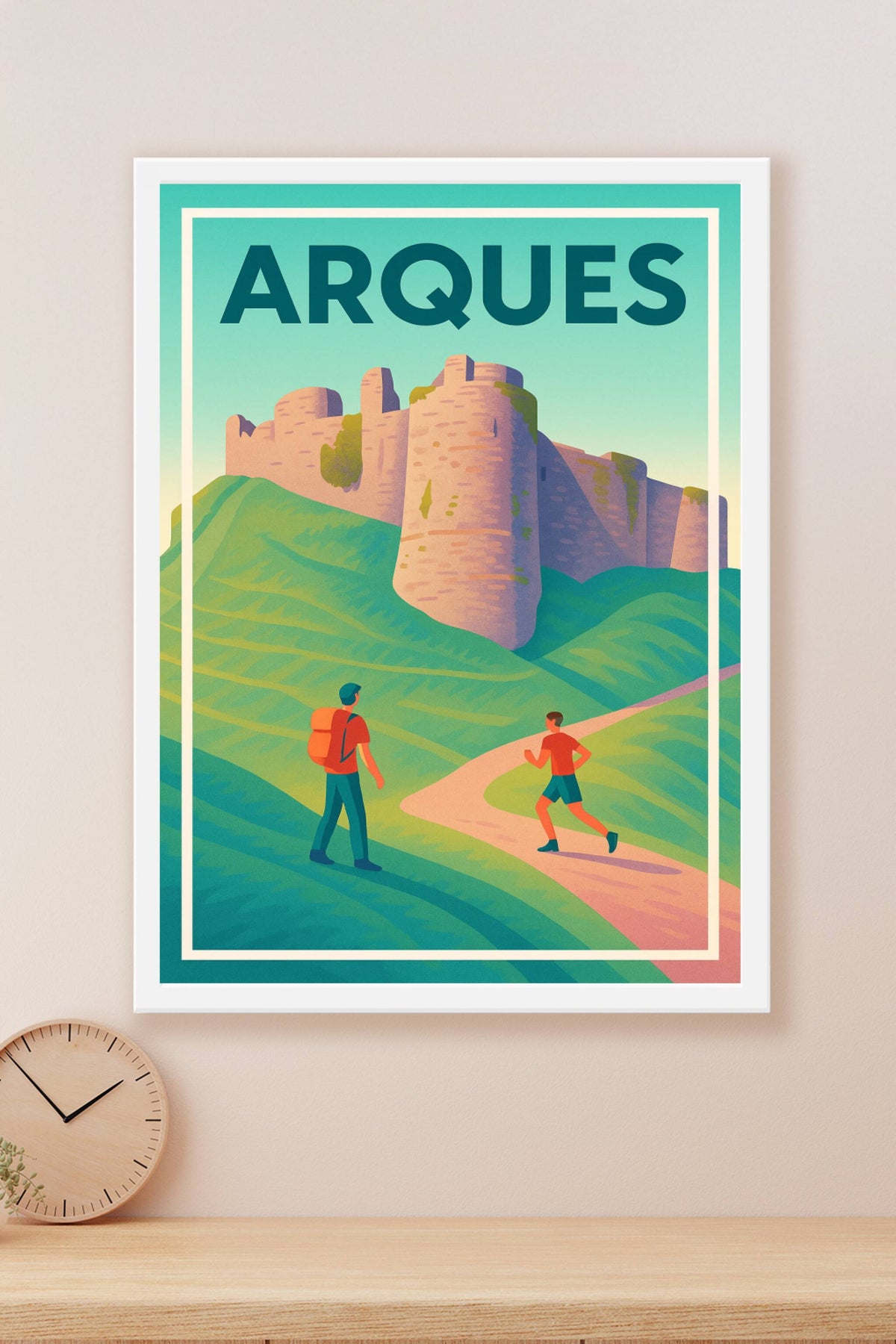 Affiche de Arques - Explorez les majestueuses ruines médiévales