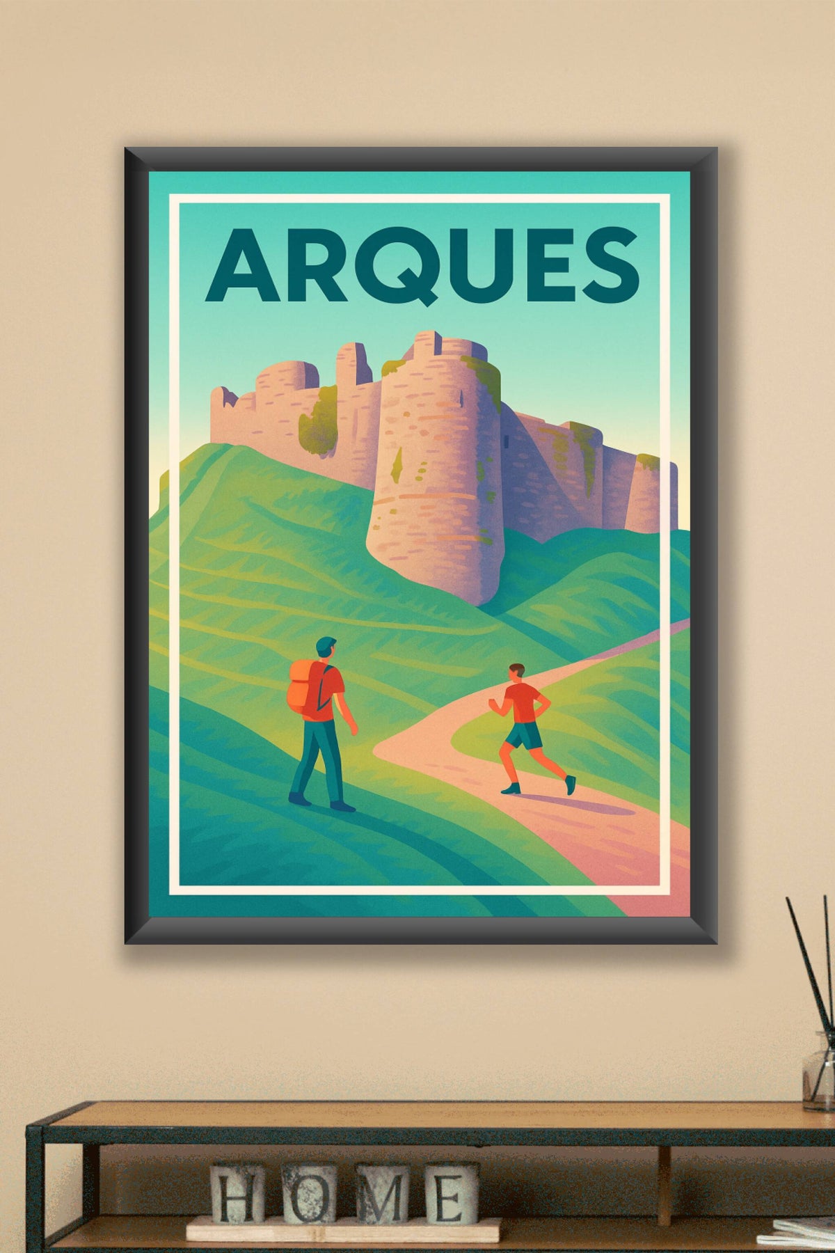 Affiche de Arques - Explorez les majestueuses ruines médiévales