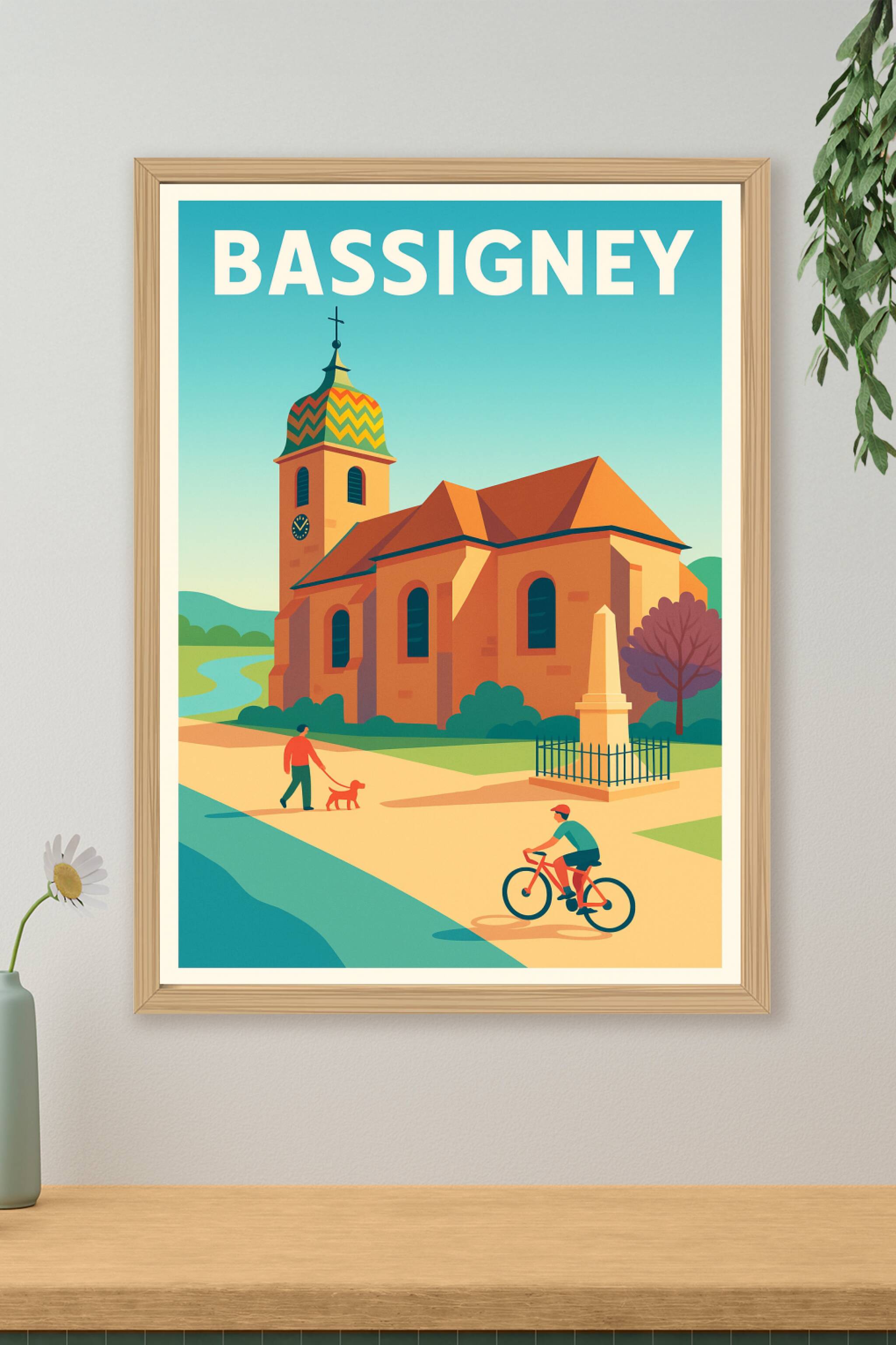 Affiche de Bassigny - Charme et douceur de vie au cœur du village