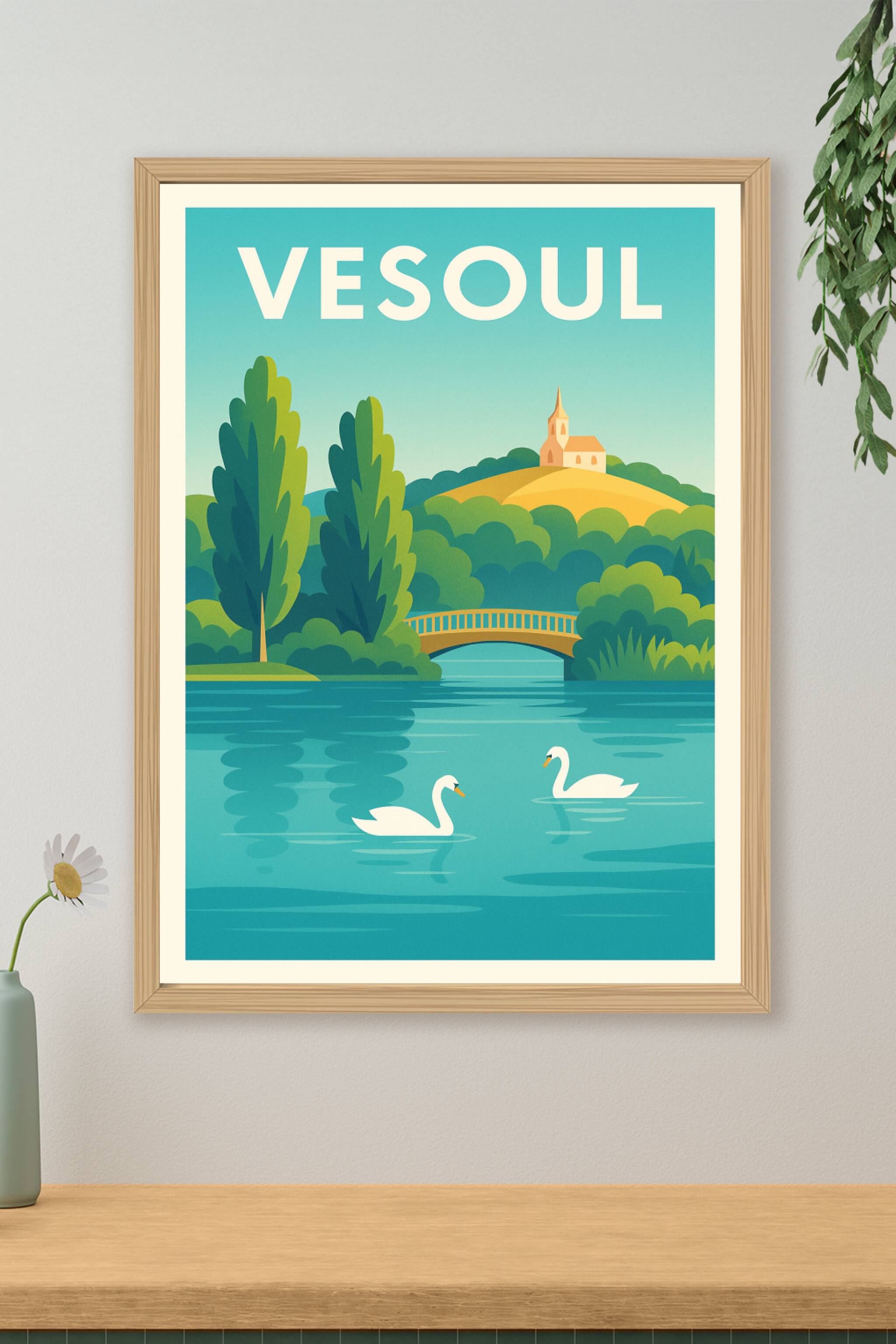Affiche de Vesoul - Sérénité au fil de l'eau