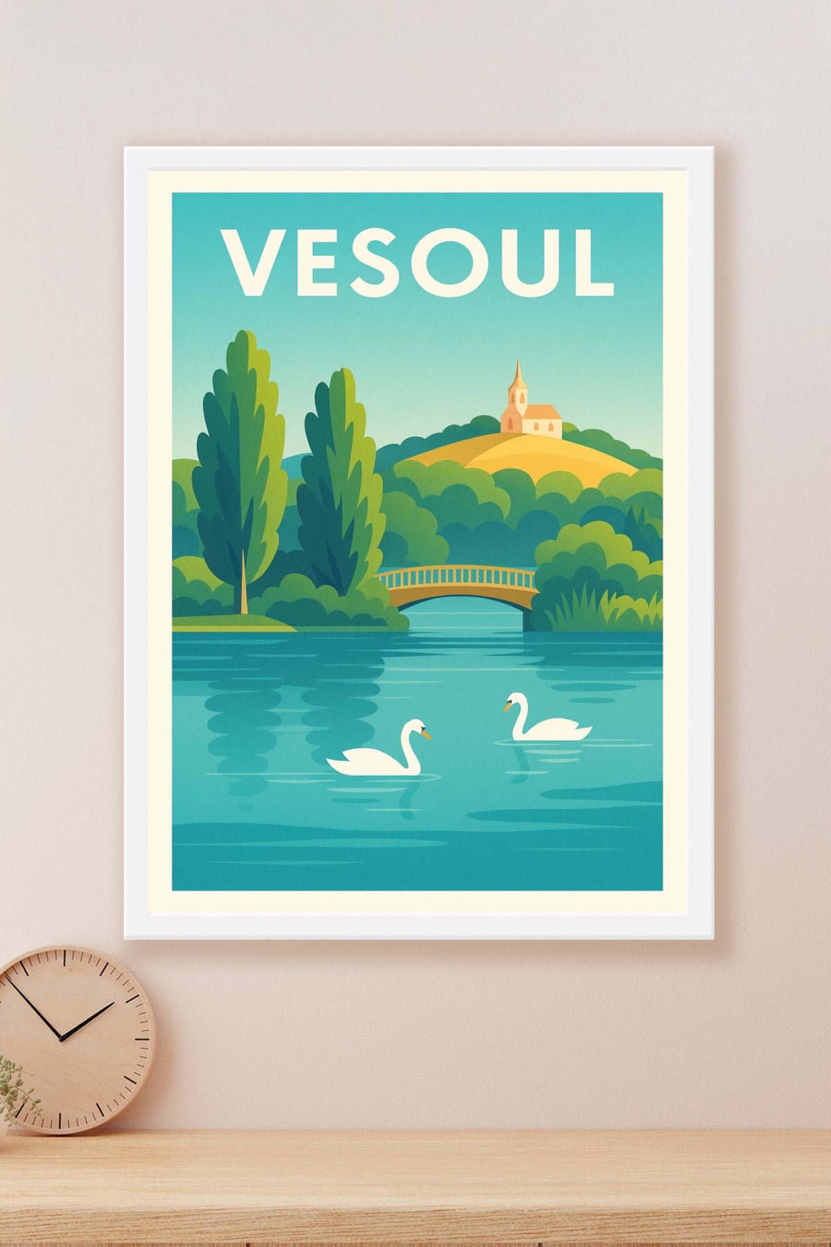 Affiche de Vesoul - Sérénité au fil de l'eau