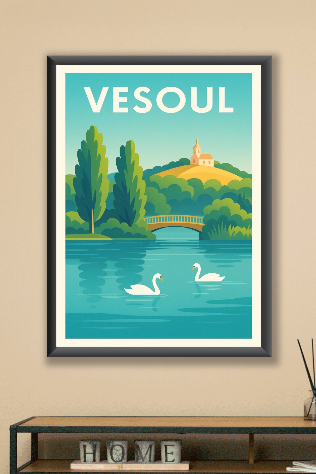 Affiche de Vesoul - Sérénité au fil de l'eau