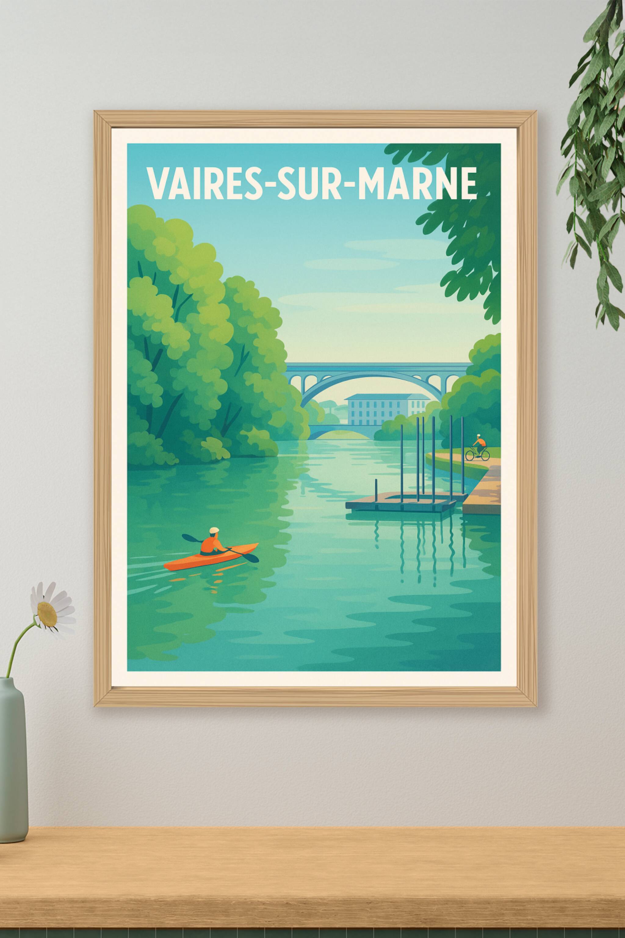Affiche de Vaires-sur-Marne - Sérénité au fil de l'eau