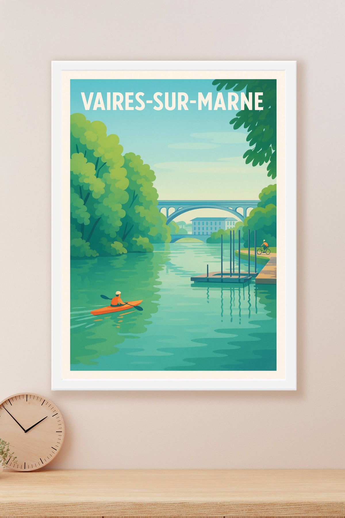 Affiche de Vaires-sur-Marne - Sérénité au fil de l'eau
