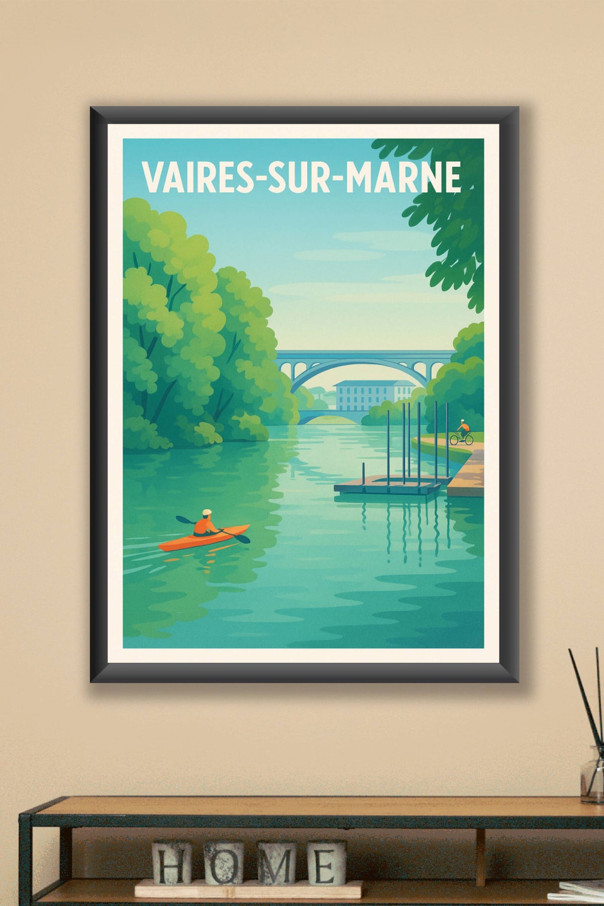 Affiche de Vaires-sur-Marne - Sérénité au fil de l'eau