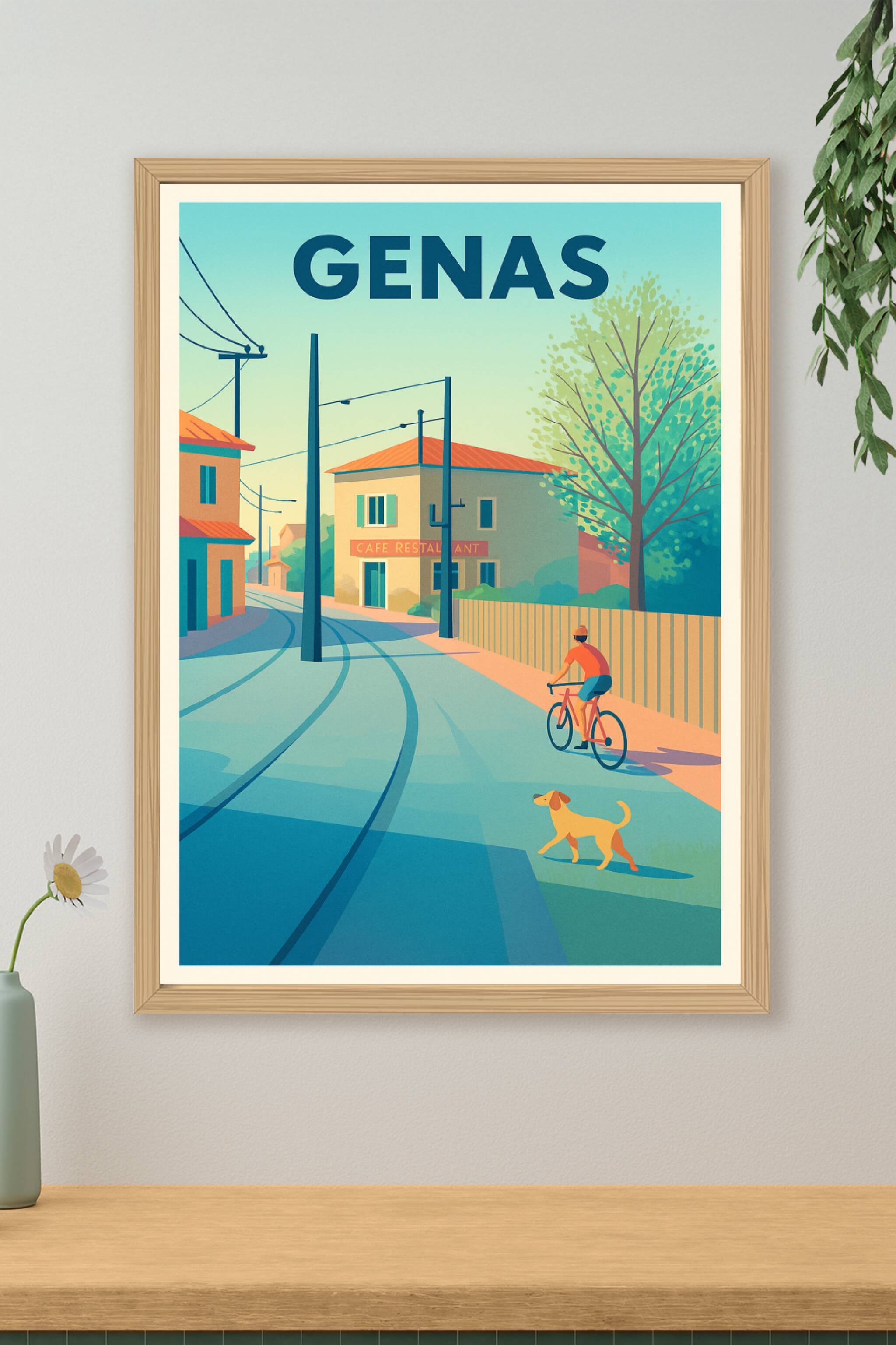 Affiche de Genas - Balade paisible au cœur de la ville