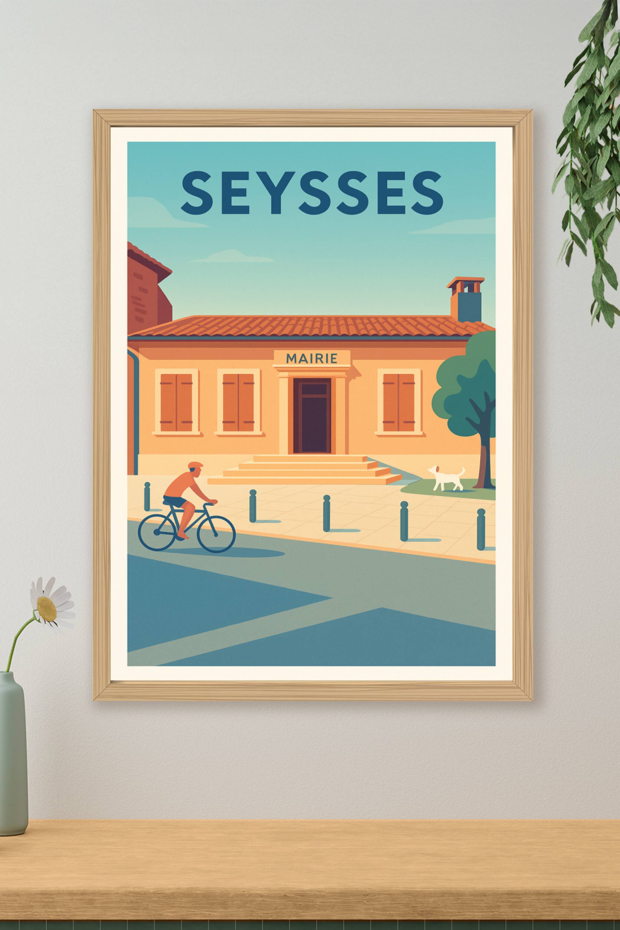 Affiche de Seysses - Sérénité au cœur de la mairie