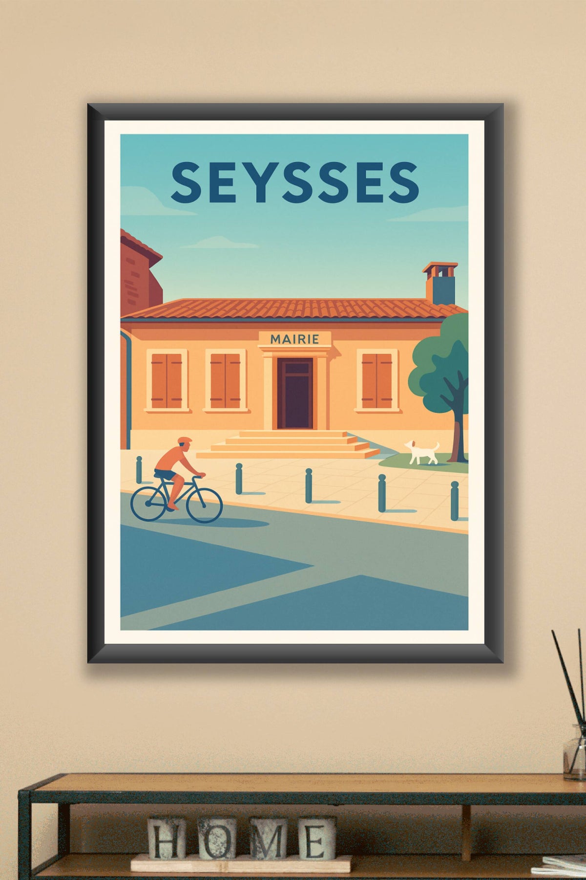Affiche de Seysses - Sérénité au cœur de la mairie