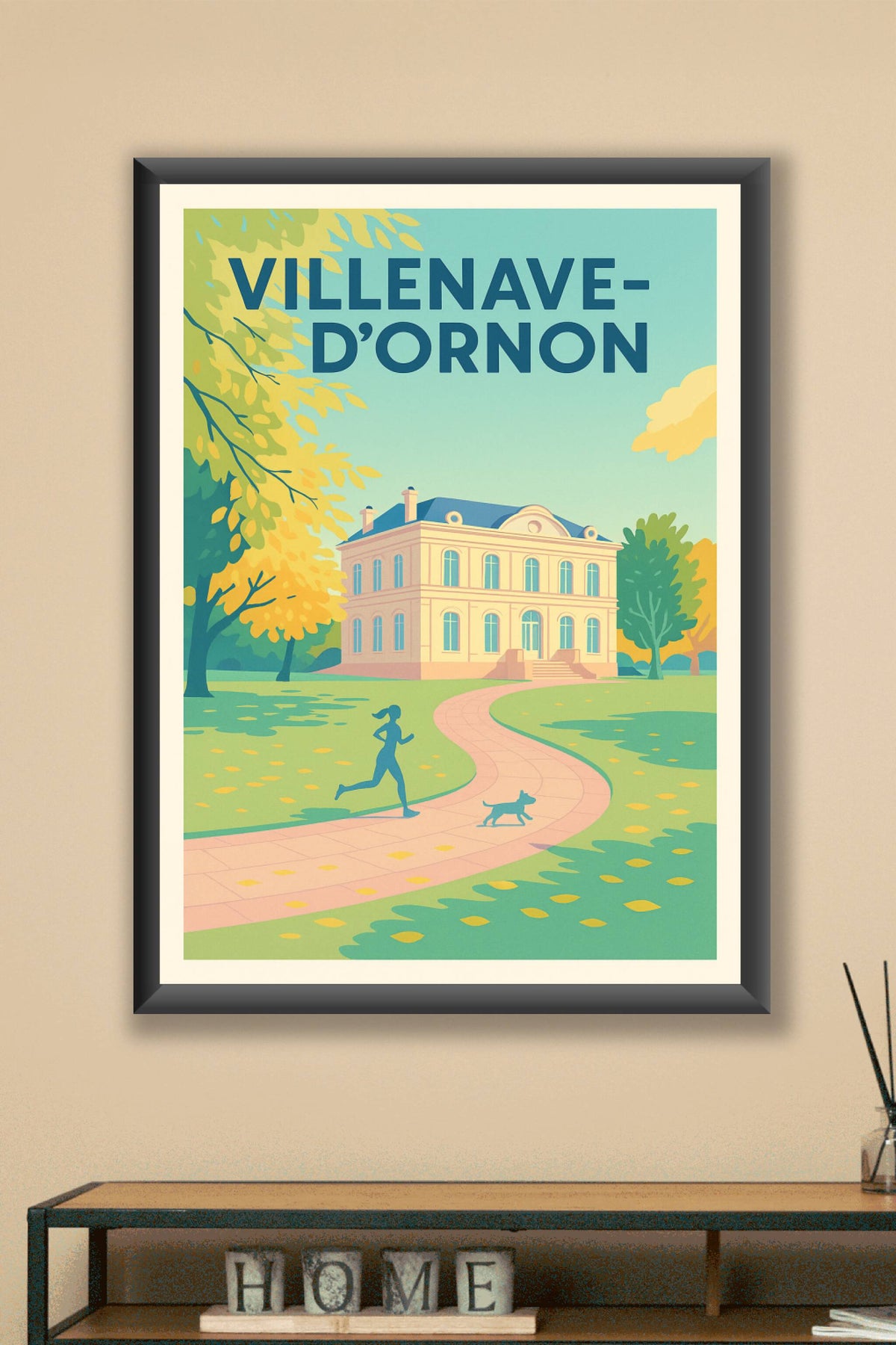 Affiche de Villenave-d'Ornon - Un havre de tranquillité au cœur de la nature