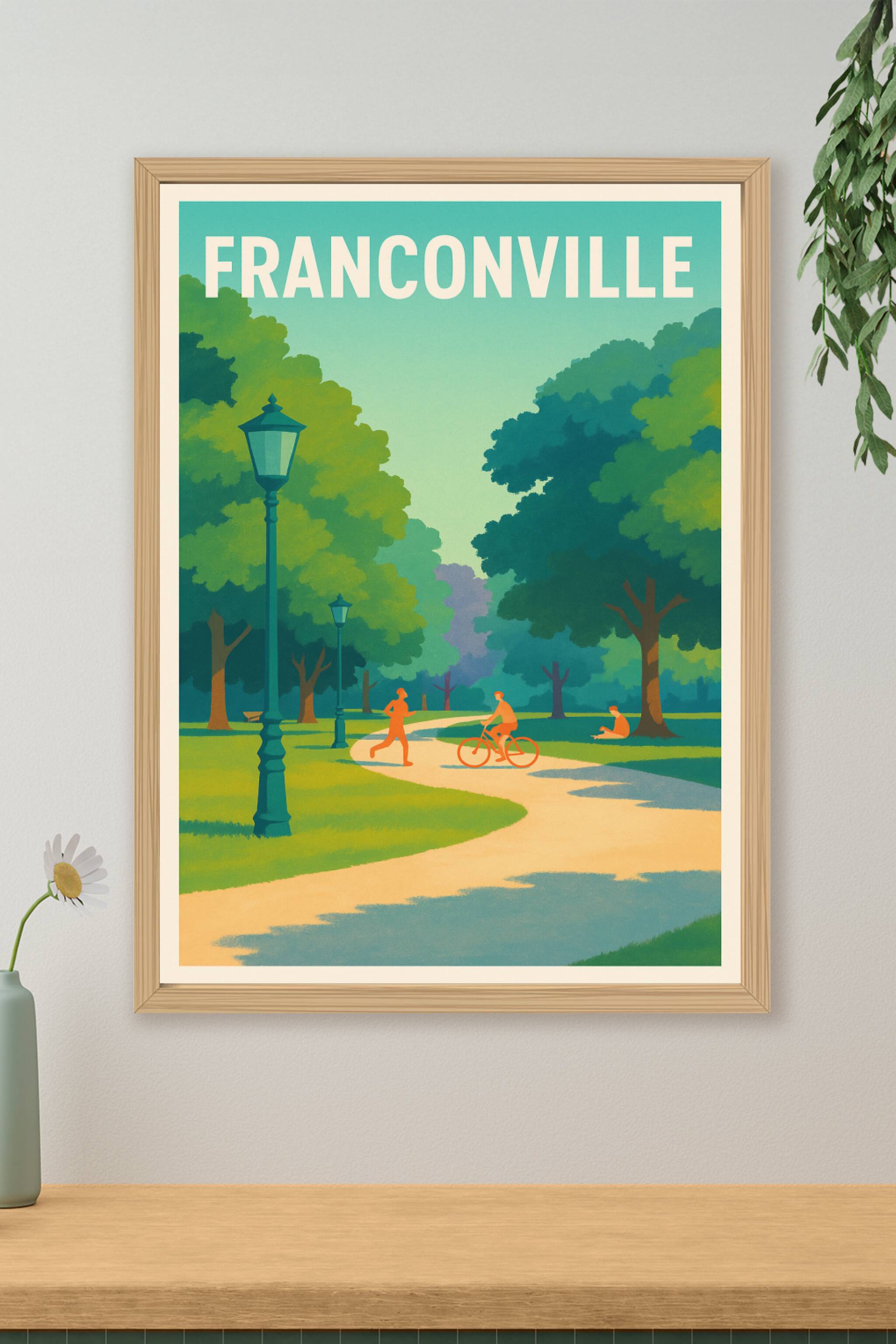 Affiche de Franconville - L'art de la balade en pleine nature