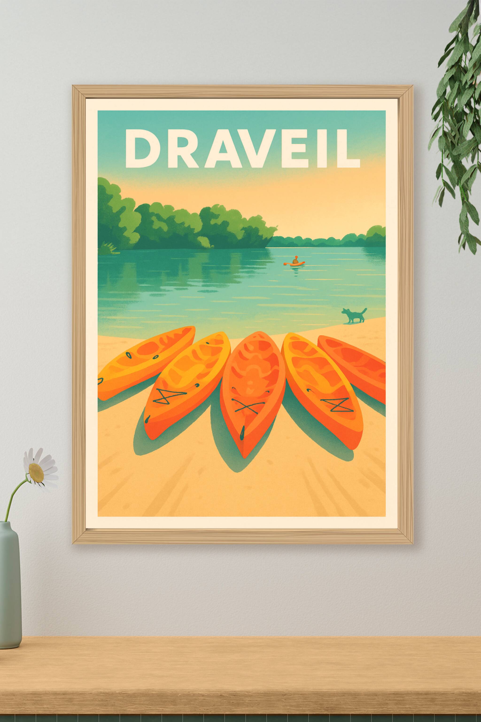 Affiche de Draveil - Escapade tranquille sur la Seine
