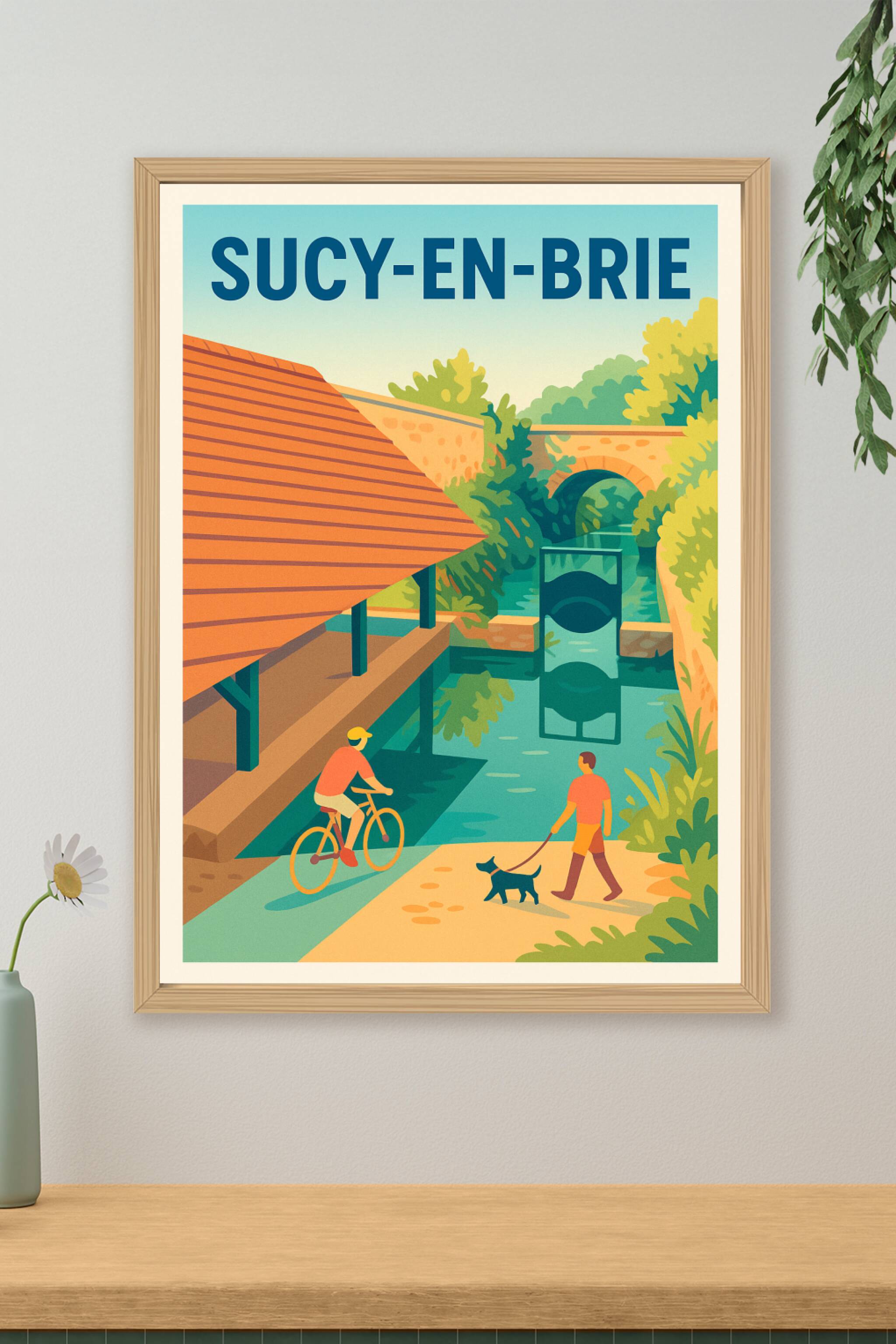 Affiche de Sucy-en-Brie - Une escapade nature au fil de l'eau