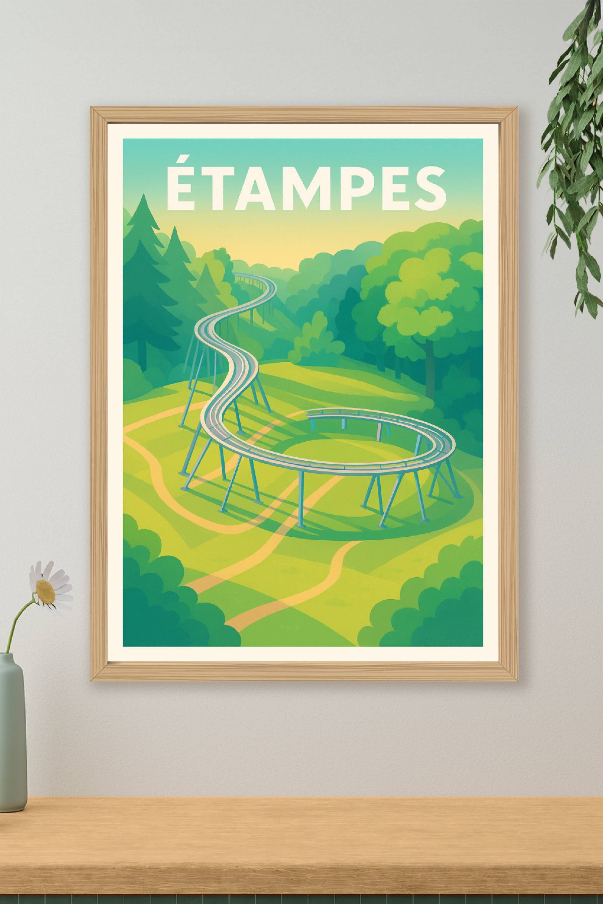 Affiche de Étampes - Découvrez la nature en mouvement