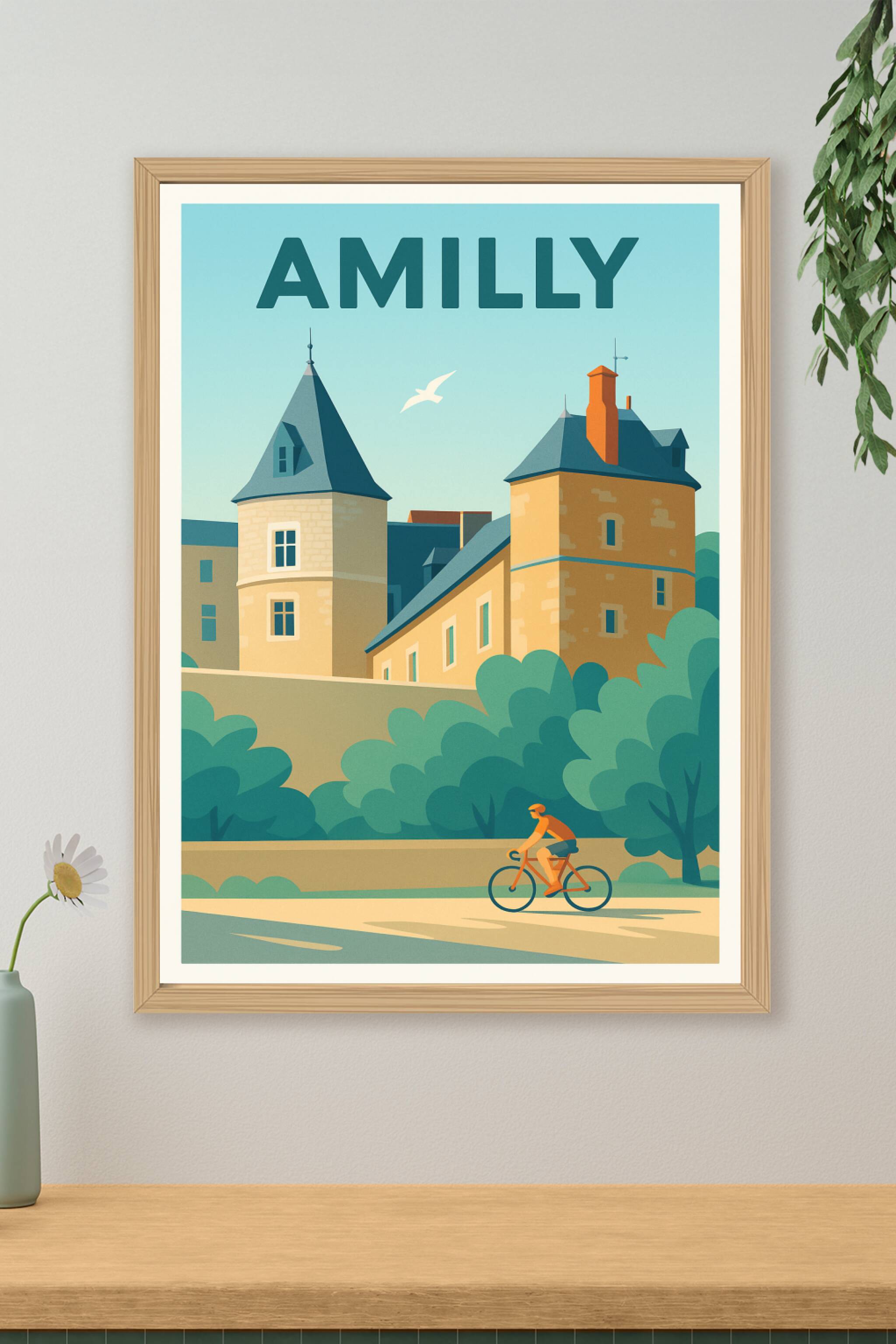 Affiche de Amilly - Charme et sérénité au cœur du Loiret