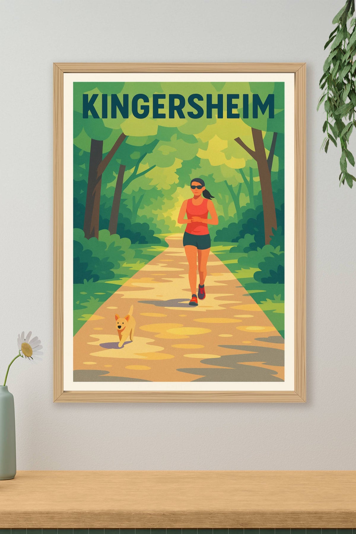 Affiche de Kingersheim - Promenades ressourçantes au cœur de la nature
