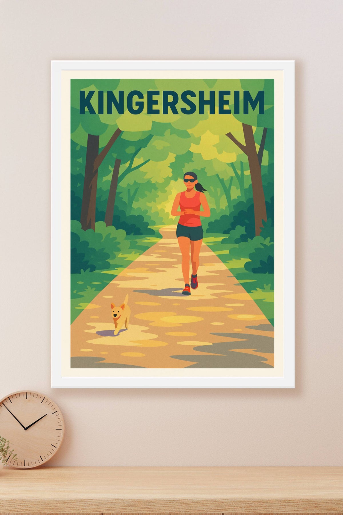 Affiche de Kingersheim - Promenades ressourçantes au cœur de la nature