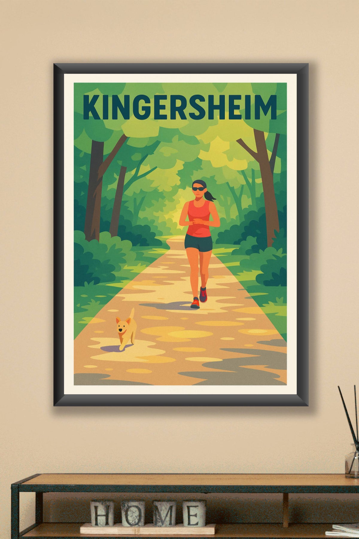 Affiche de Kingersheim - Promenades ressourçantes au cœur de la nature
