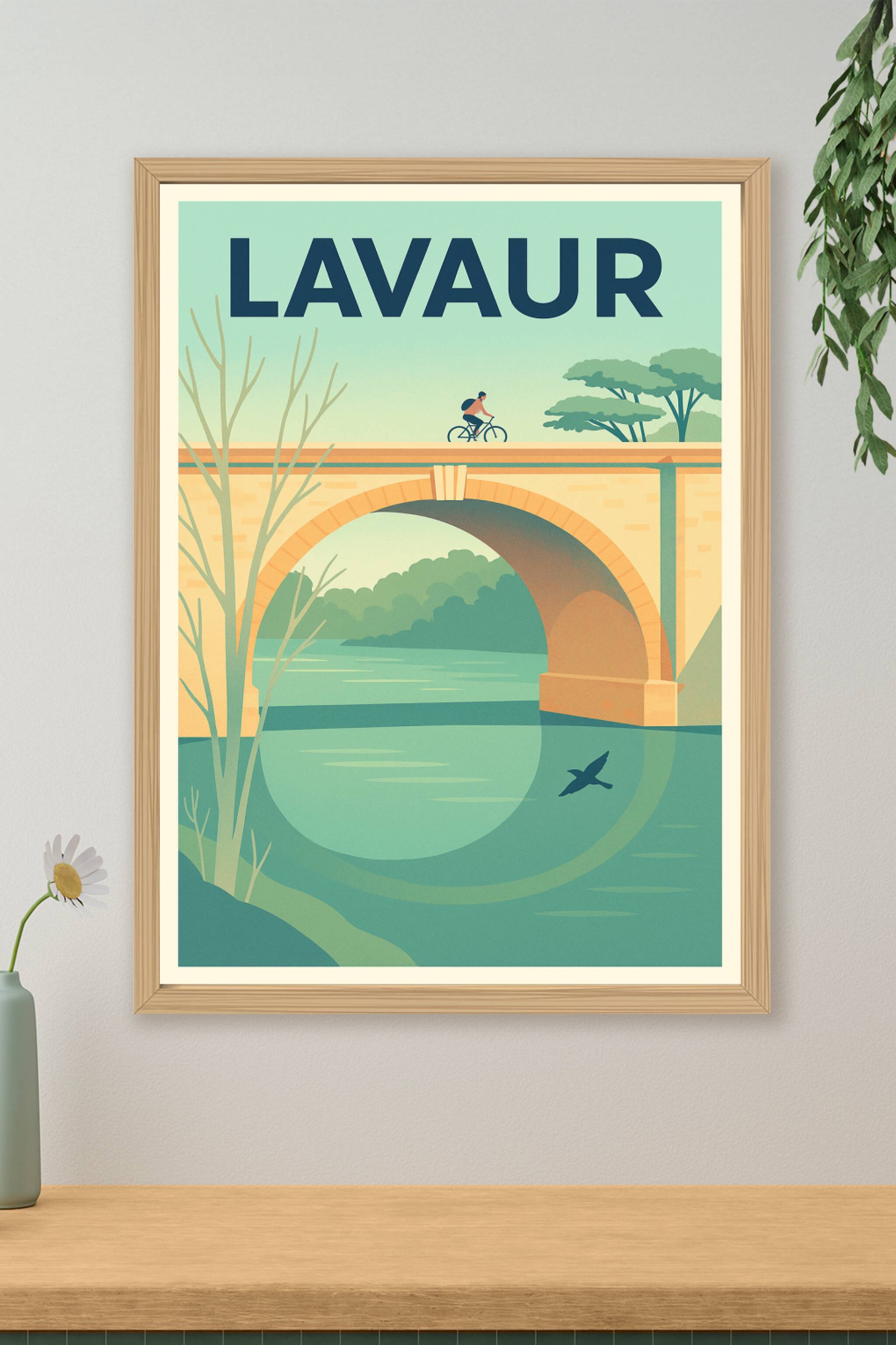 Affiche de Lavaur - Sérénité au fil de l'eau