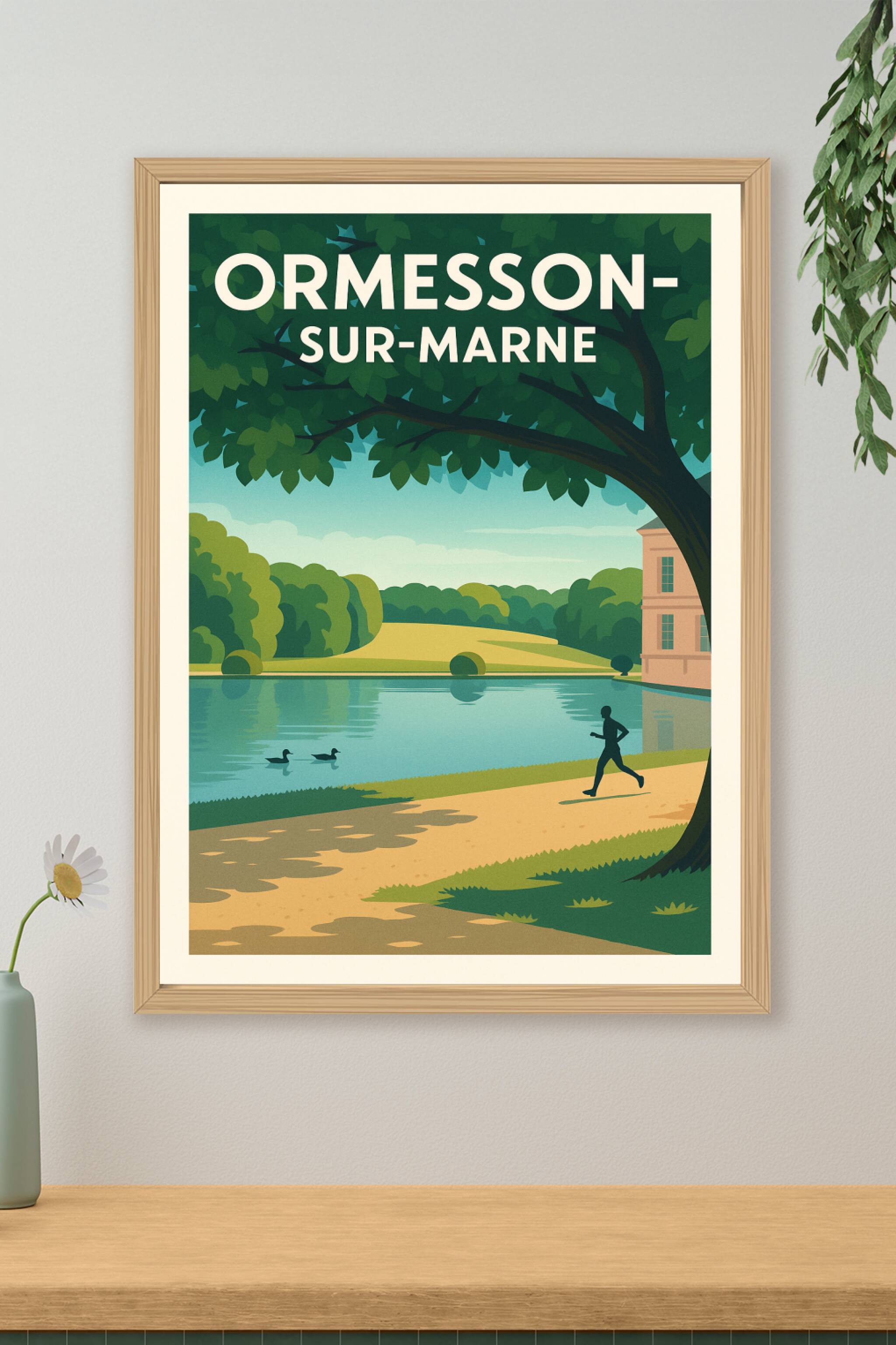 Affiche de Ormesson-sur-Marne - Évasion nature au bord de l'eau