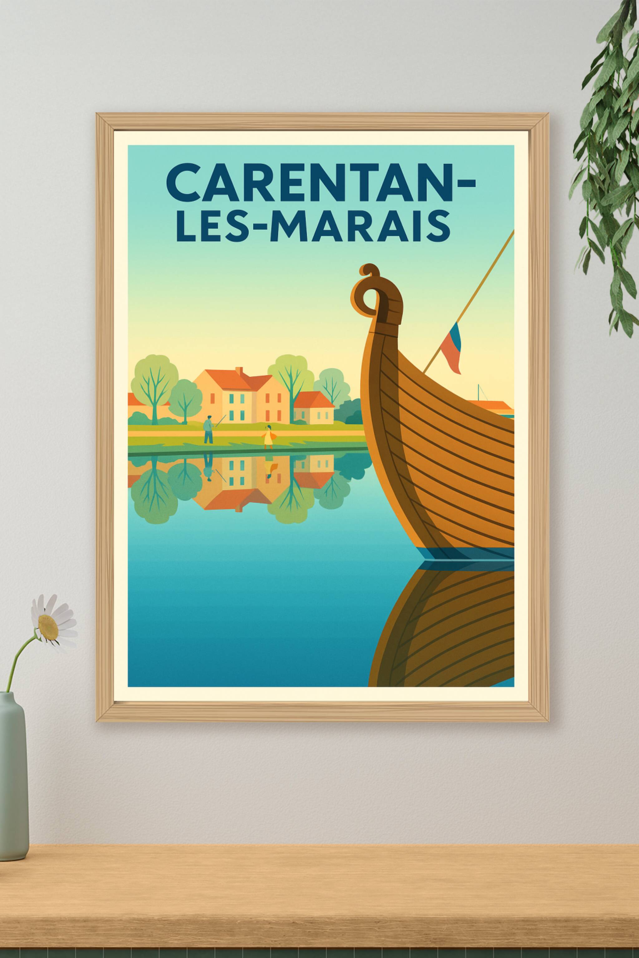 Affiche de Carentan-les-Marais - Tranquillité au fil de l'eau