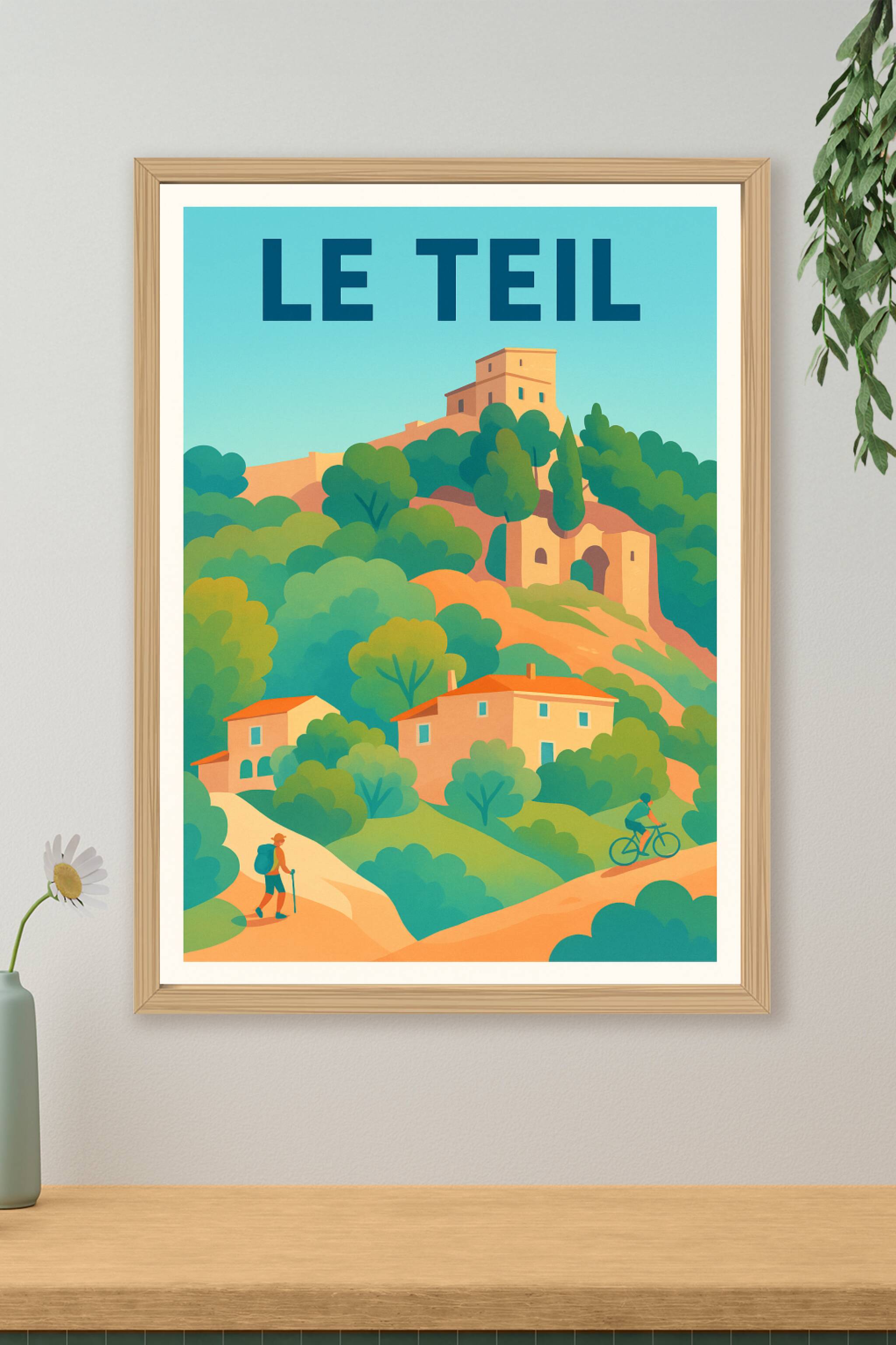 Affiche de Le Teil - Charme et nature au cœur de l'Ardèche