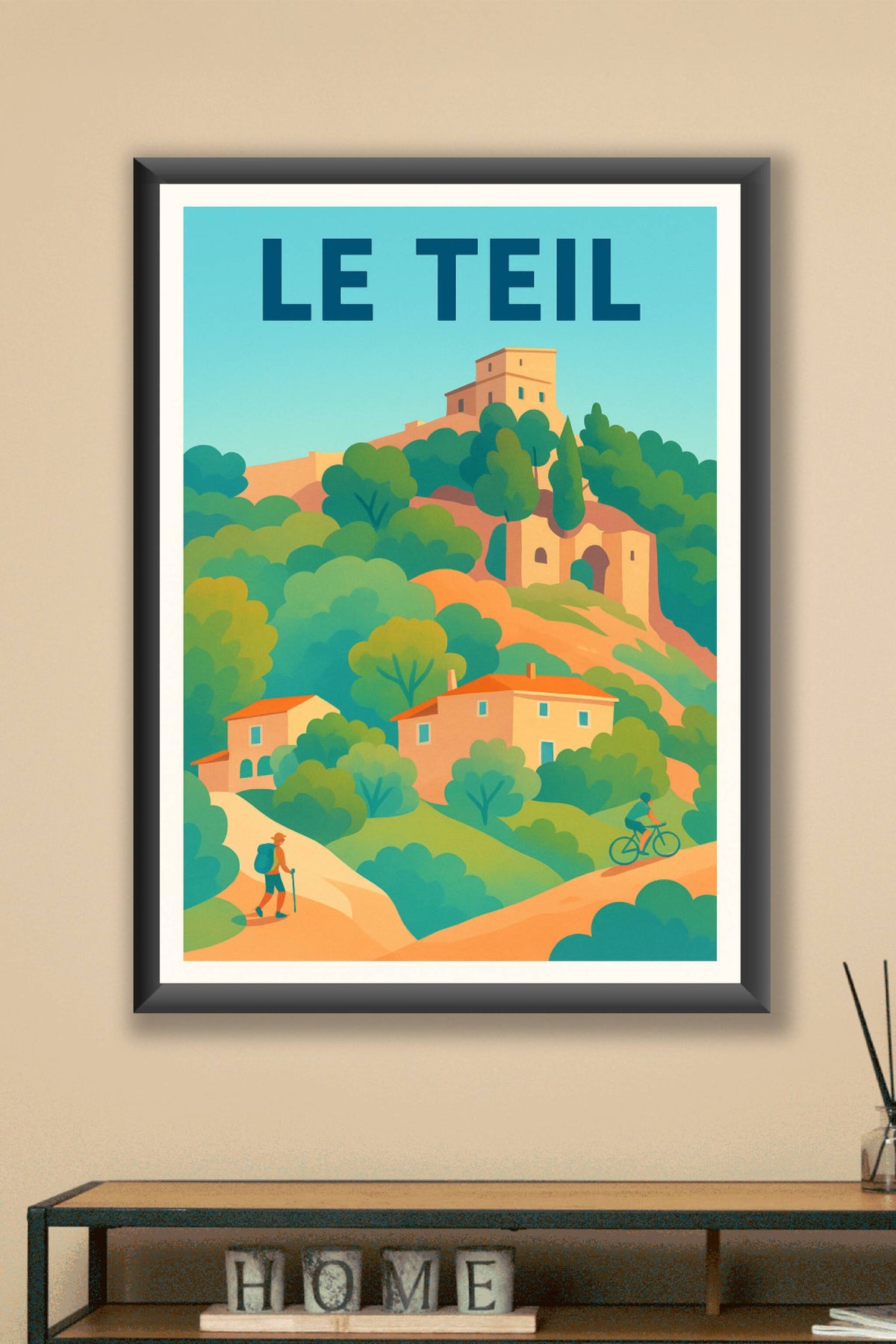 Affiche de Le Teil - Charme et nature au cœur de l'Ardèche