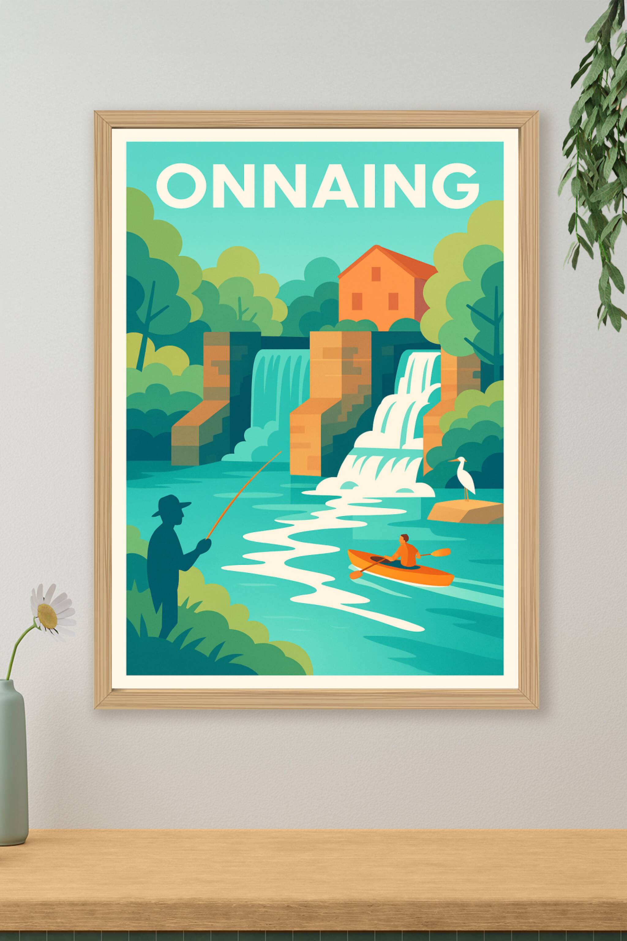 Affiche de Onnaing - Évasion nature et douceur de l'eau