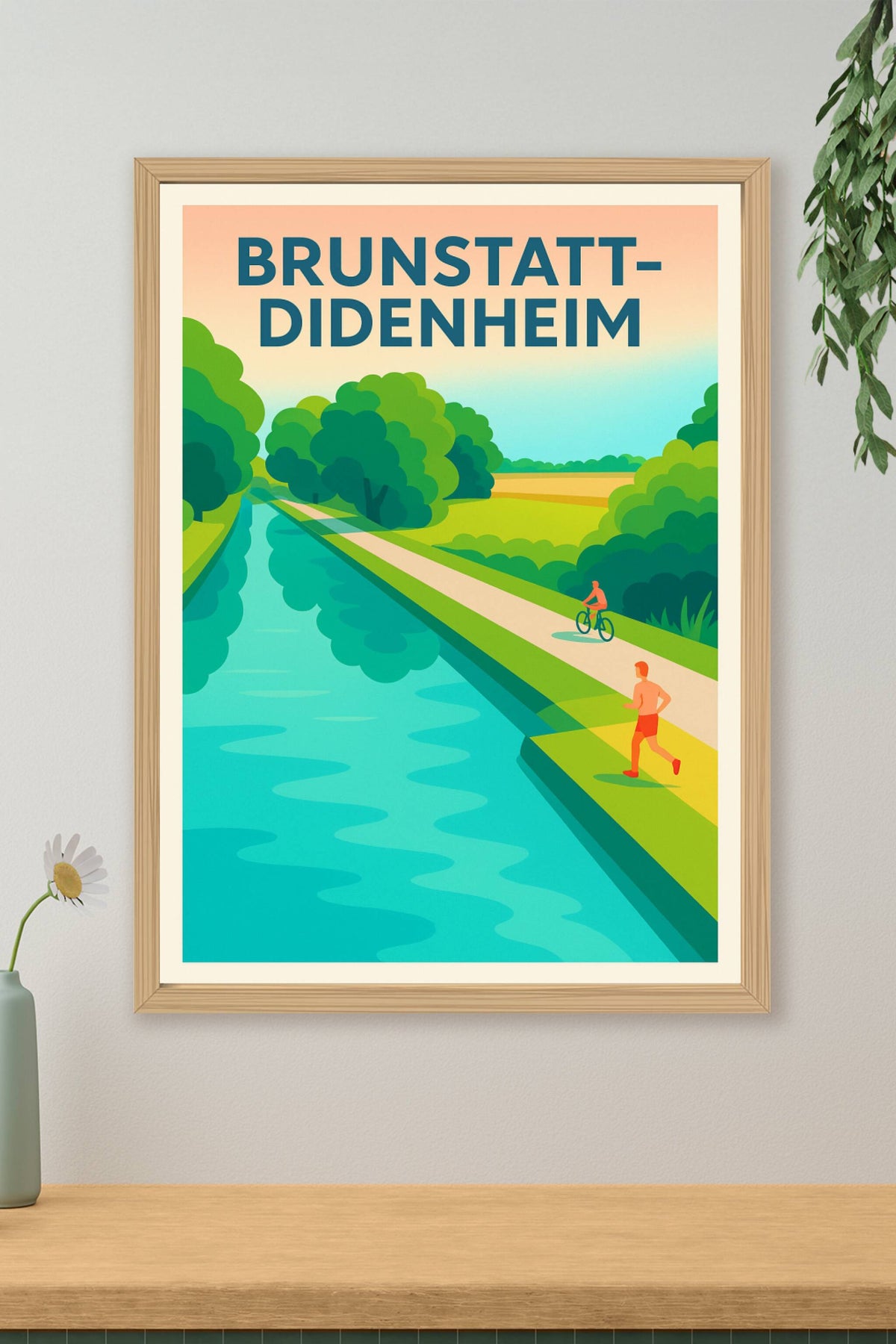Affiche de Brunstatt-Didenheim - Évasion nature au fil de l'eau