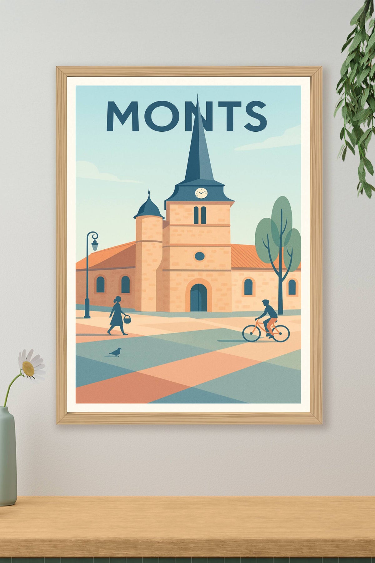 Affiche de Monts - Charme et Sérénité du Centre-Ville