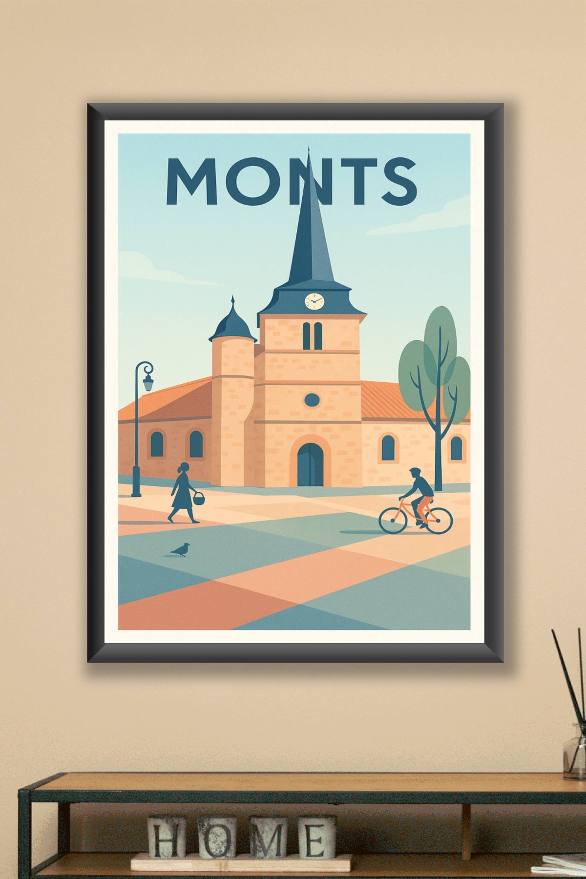 Affiche de Monts - Charme et Sérénité du Centre-Ville