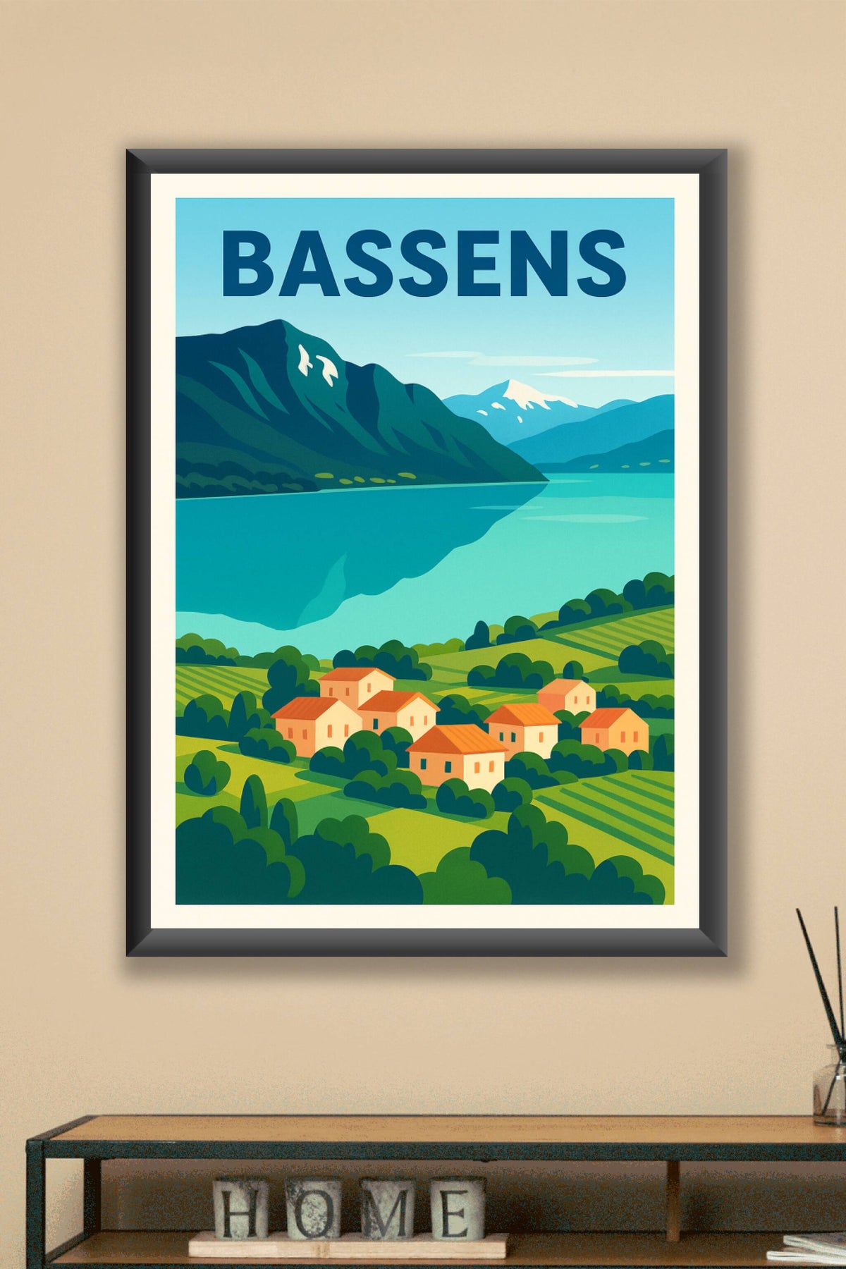 Affiche de Bassens - Charme naturel au bord du lac