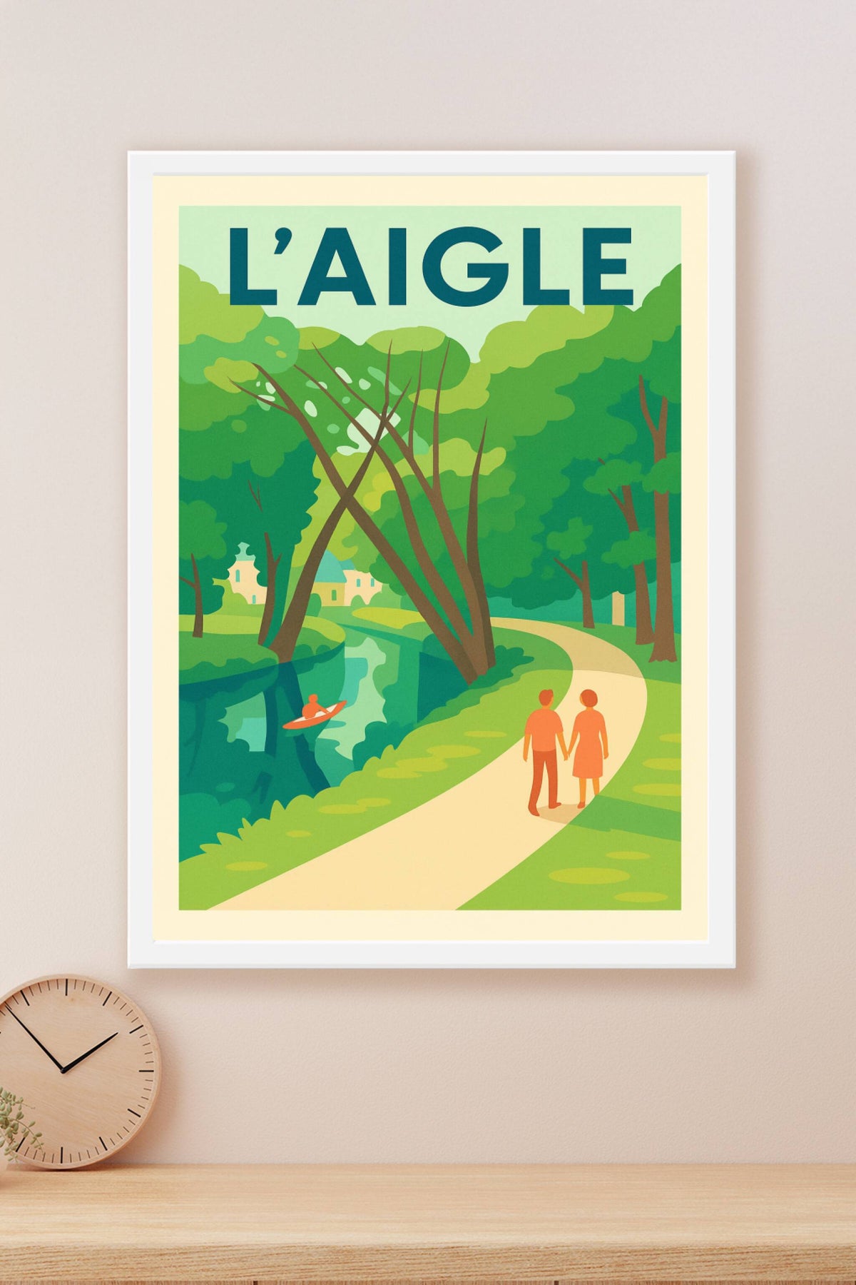 Affiche de L'Aigle - Promenade paisible au cœur de la nature