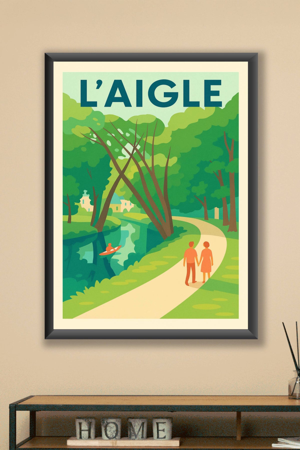 Affiche de L'Aigle - Promenade paisible au cœur de la nature